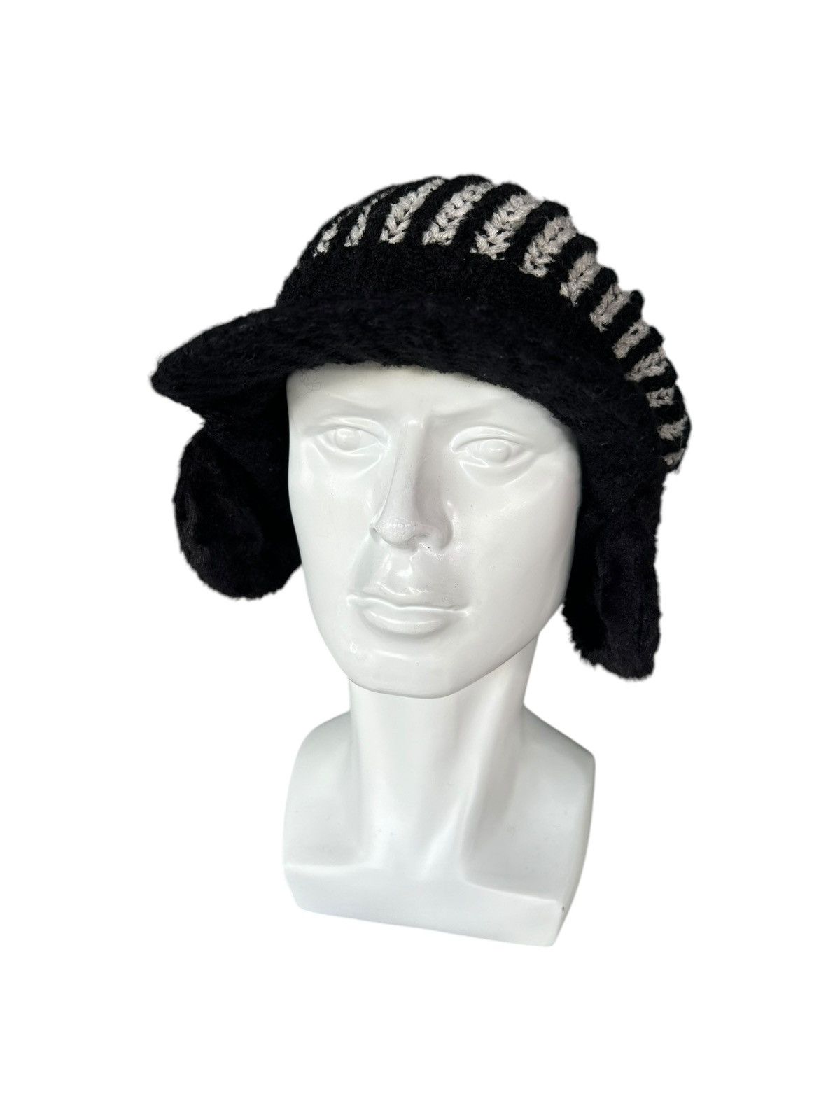 Japanese Brand × Kapital × Vintage Japanese Brand Punk Bondage Style knitted Big Hats Rare🎌☠️ Size ONE SIZE - 4 Thumbnail