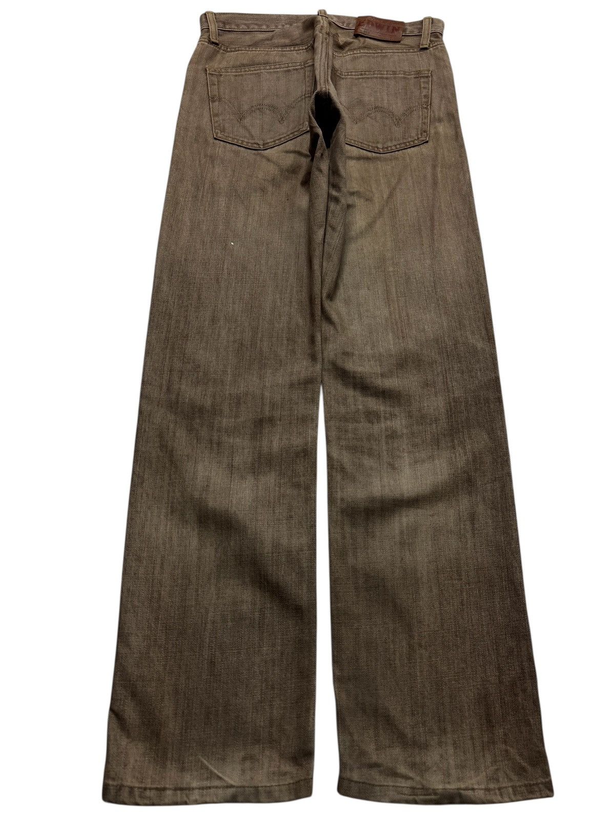 Edwin VINTAGE EDWIN NO.503 MUD WASHED DISTRESSED DENIM 90's STYLE Size US 29 - 2 Thumbnail