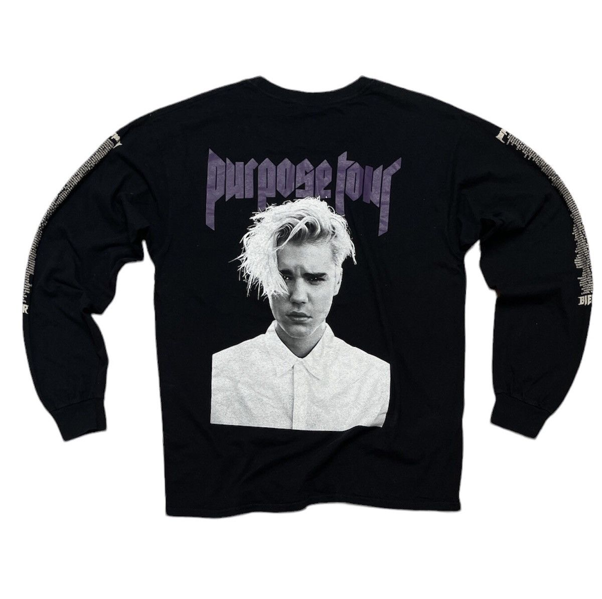 Justin Bieber Justin Bieber Purpose Tour 2016 Justin Forever LongSleeve Size US L / EU 52-54 / 3 - 1 Thumbnail