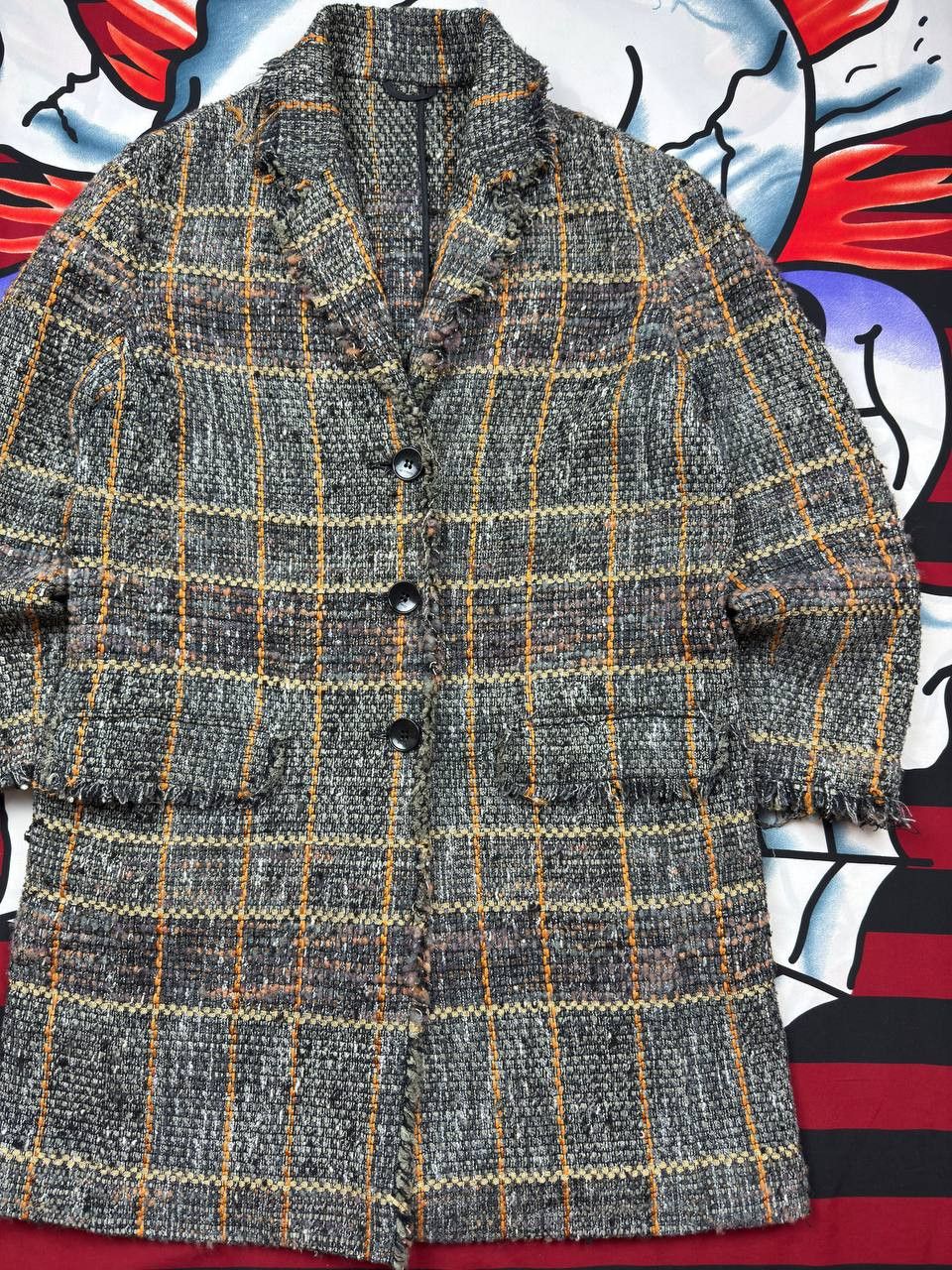 Etro ETRO Luxury blend PLAID TWEED Blazer coat Jacket Size 42 Size M / US 6-8 / IT 42-44 - 3 Thumbnail