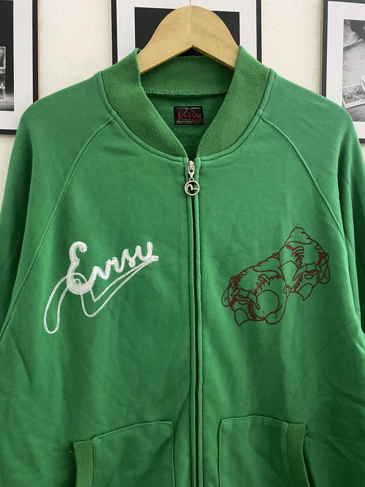 Evisu Vintage Evisu ranch embroidery varsity zipper Size US XXL / EU 58 / 5 - 3 Thumbnail