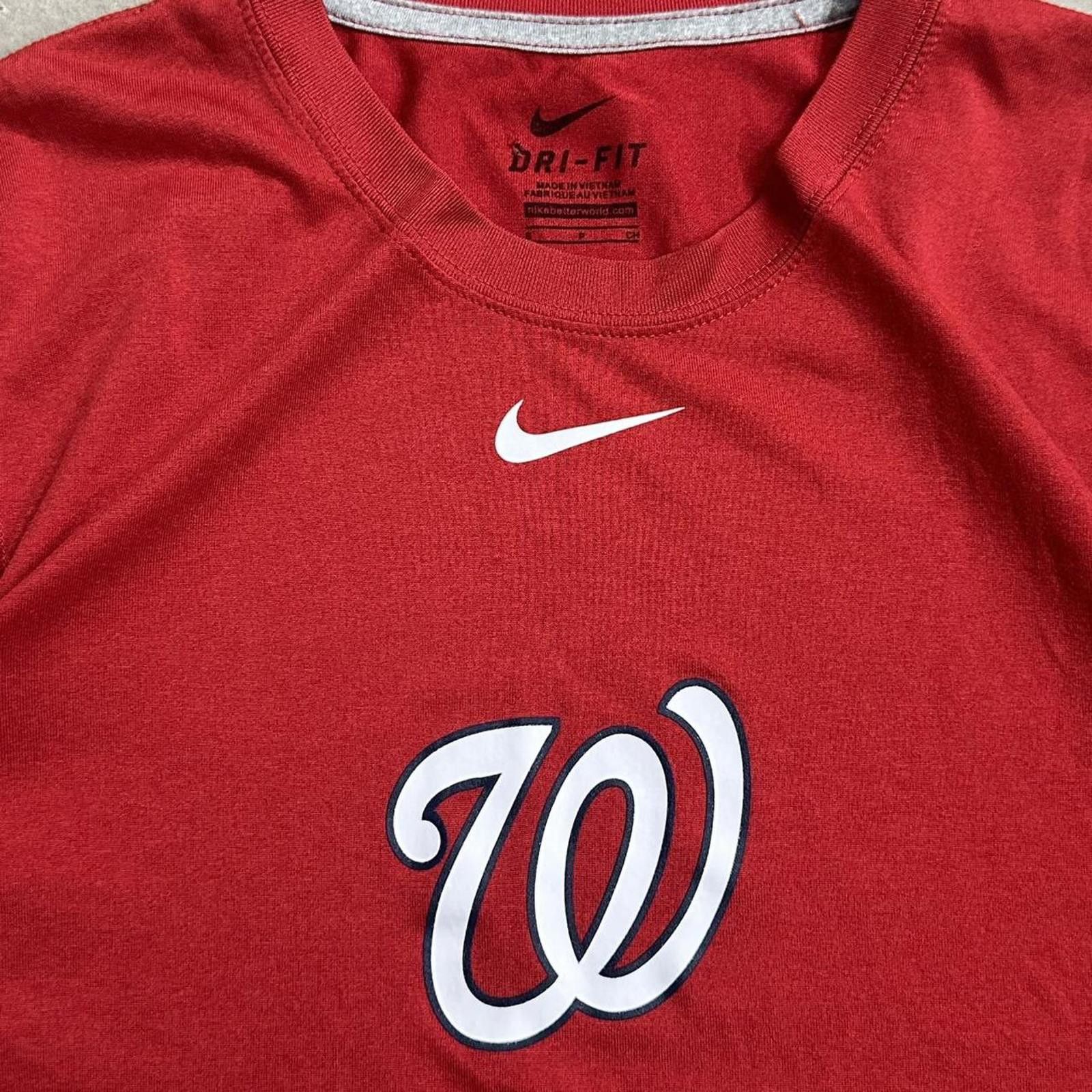 Nike Vintage Retro Nike MLB Nationals Graphic Tee Size US S / EU 44-46 / 1 - 3 Thumbnail