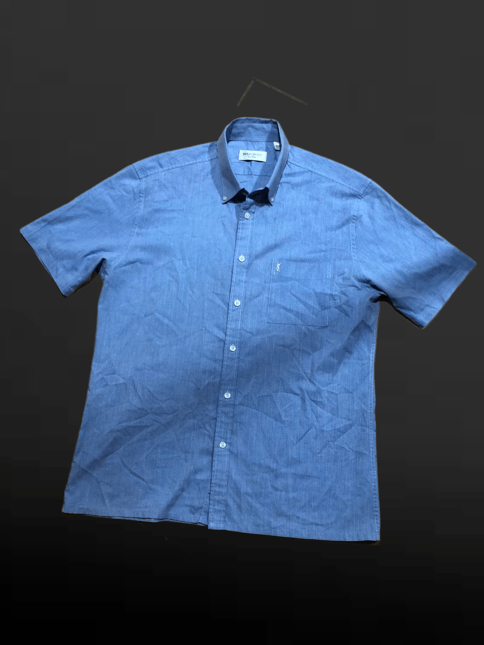 Yves Saint Laurent Yves Saint Laurent Classic Logo Button Up Cotton Shirt men’s Size US L / EU 52-54 / 3 - 1 Thumbnail