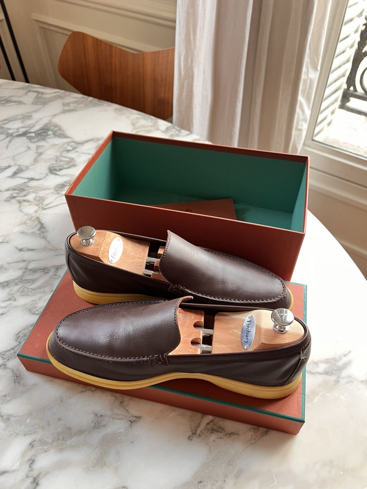 Loro Piana SUMMER WALK CALFSKIN LEATHER Size US 11 / EU 44 - 3 Thumbnail