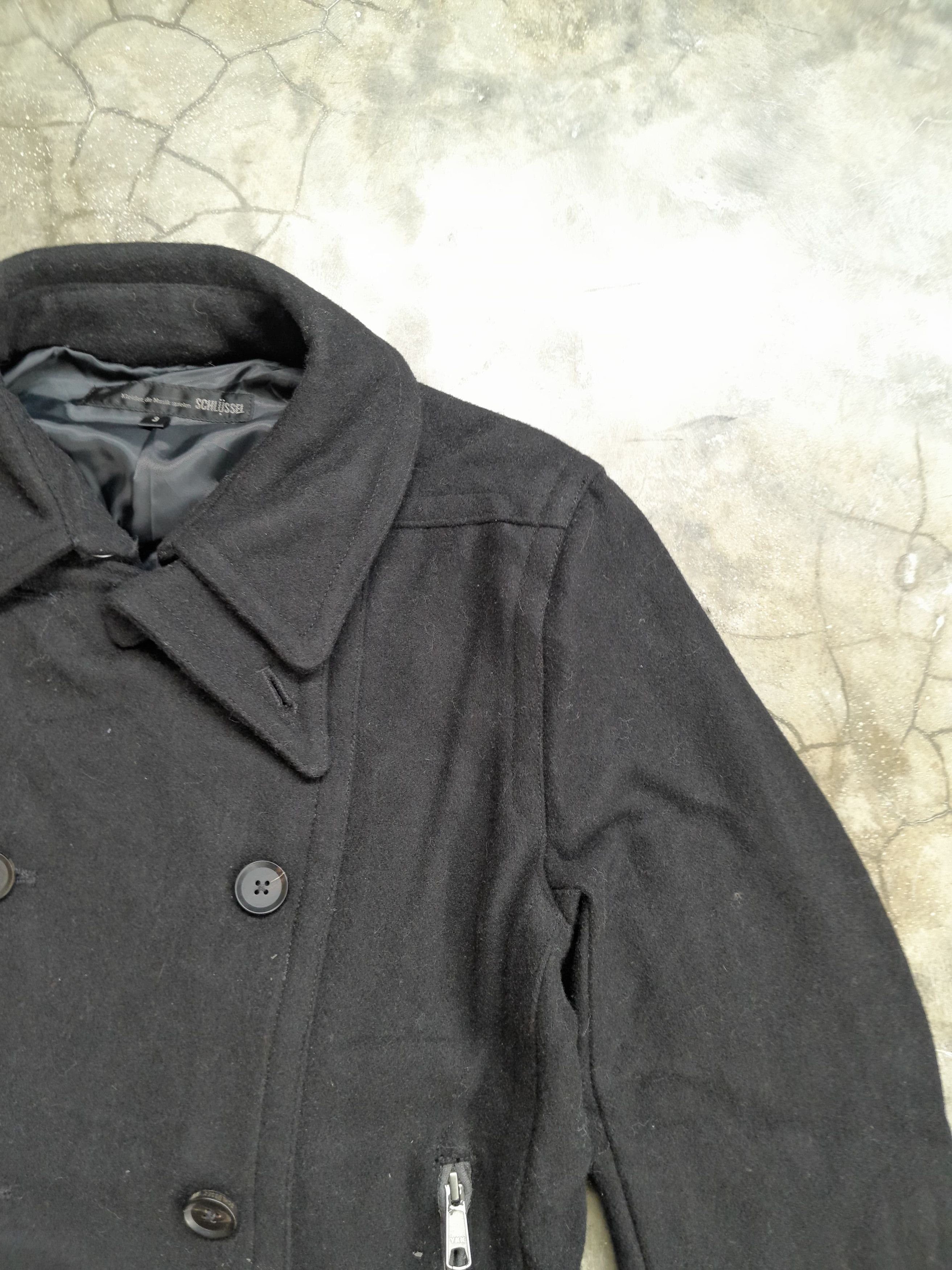 Schlussel 80s Schlussel - Napoleon Wool Black Jacket Balmain Style Size US M / EU 48-50 / 2 - 3 Thumbnail
