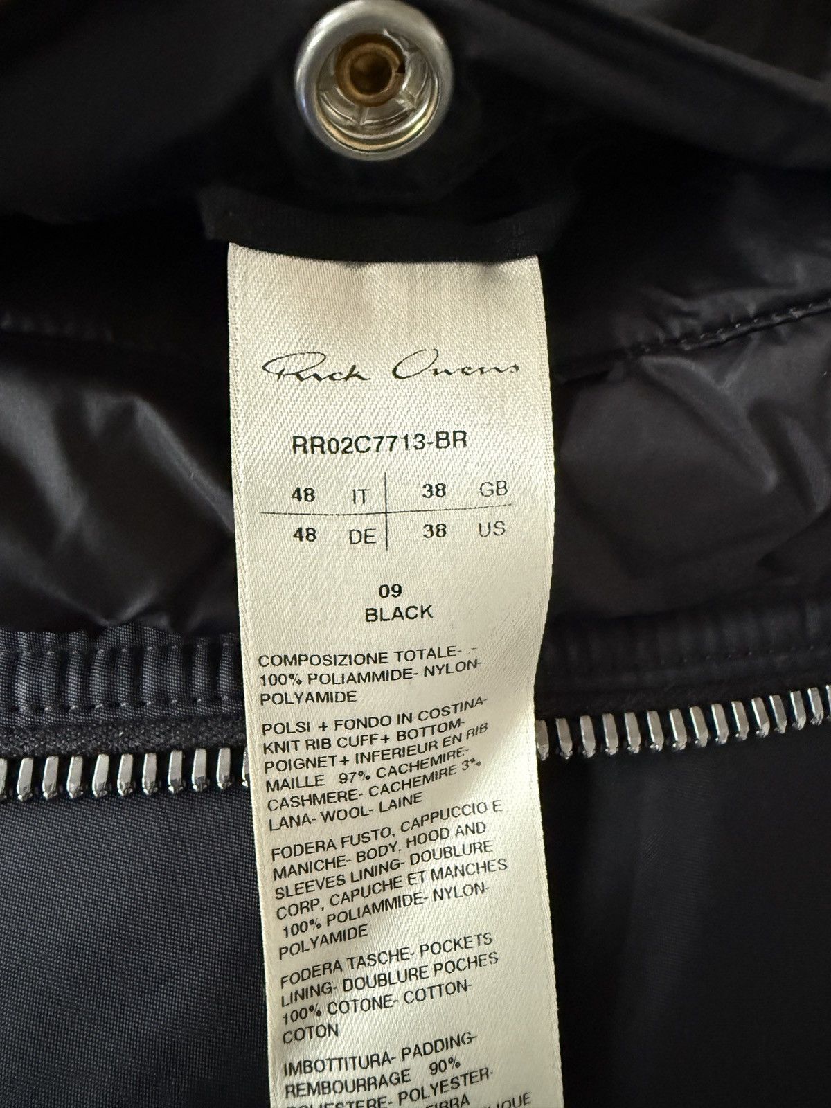 Rick Owens LUXOR Cropped Alice Parka FW23 Size US M / EU 48-50 / 2 - 9 Thumbnail
