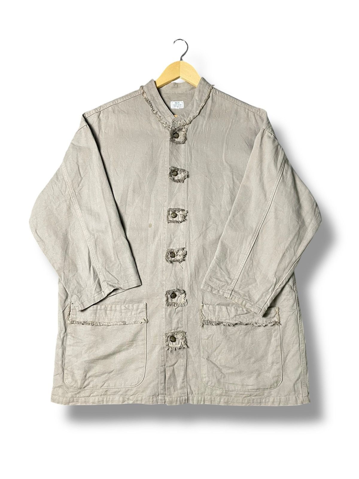 Japanese Brand × Vintage Vintage BLUE Brand Workwear Jacket (73) Size US M / EU 48-50 / 2 - 1 Thumbnail