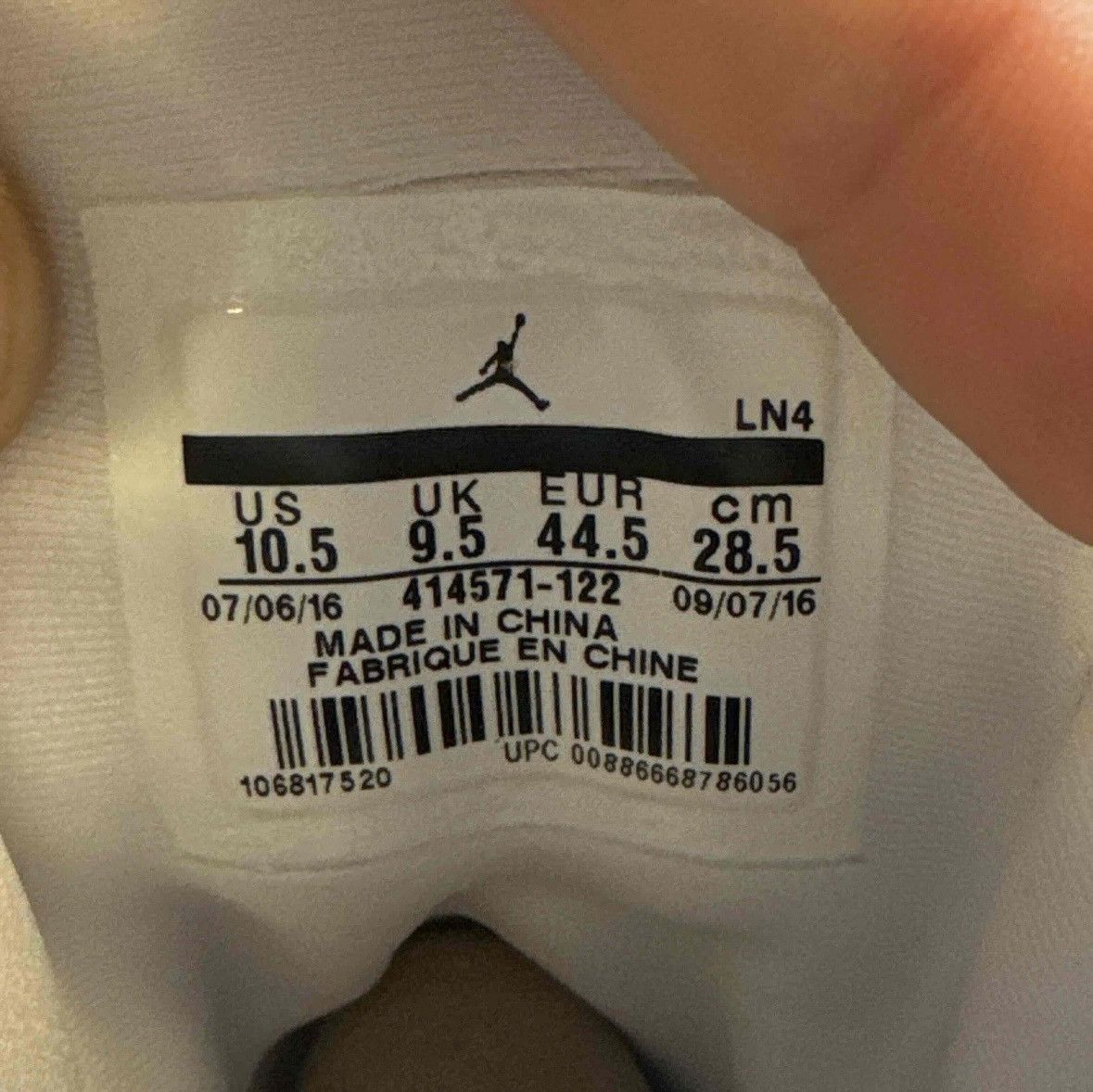 Nike Jordan 13 Chicago (2013) Size US 10.5 / EU 43-44 - 6 Thumbnail