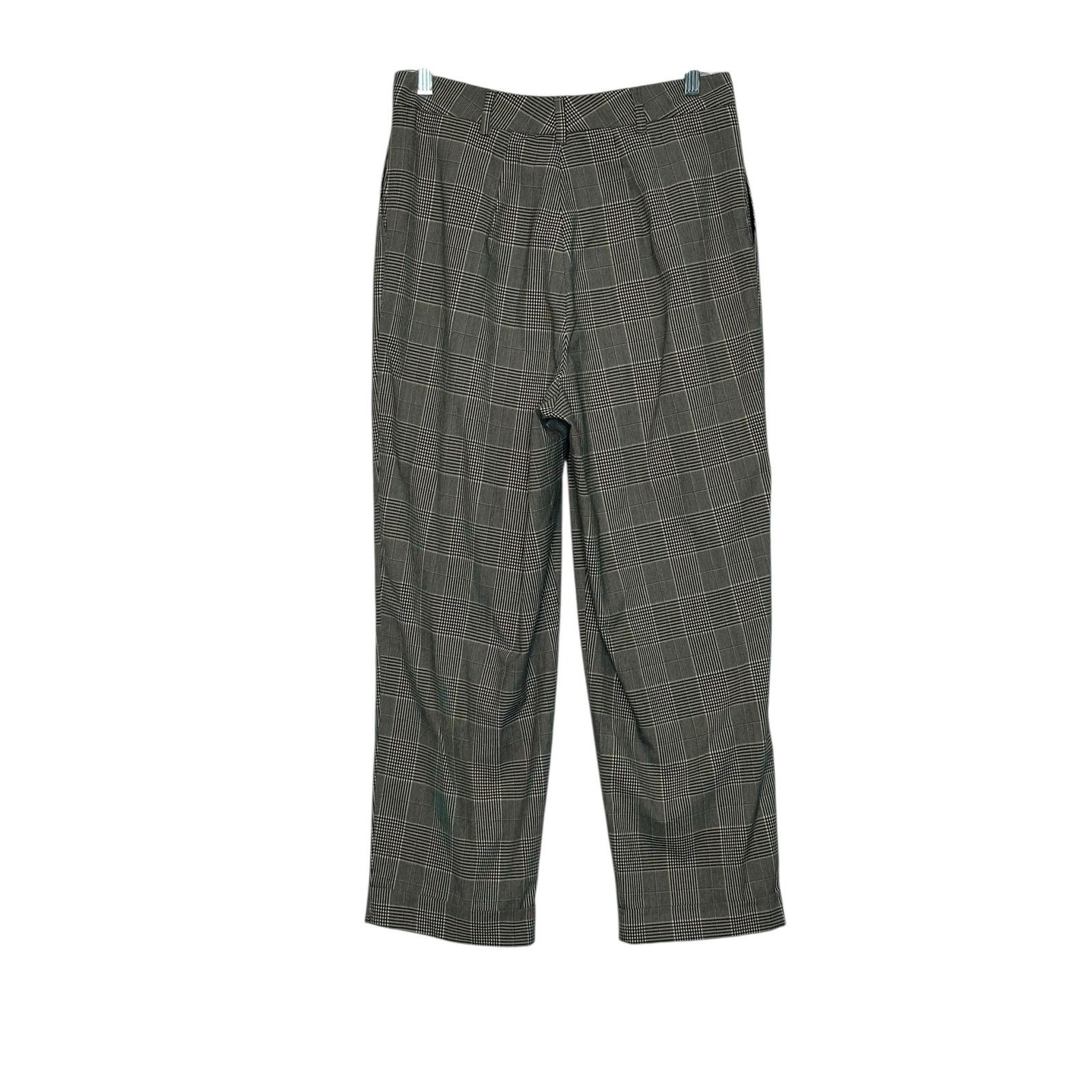 Warehouse Warehouse gray plaid high waisted pleated pants size 12 Size 34" / US 12 / IT 48 - 8 Thumbnail