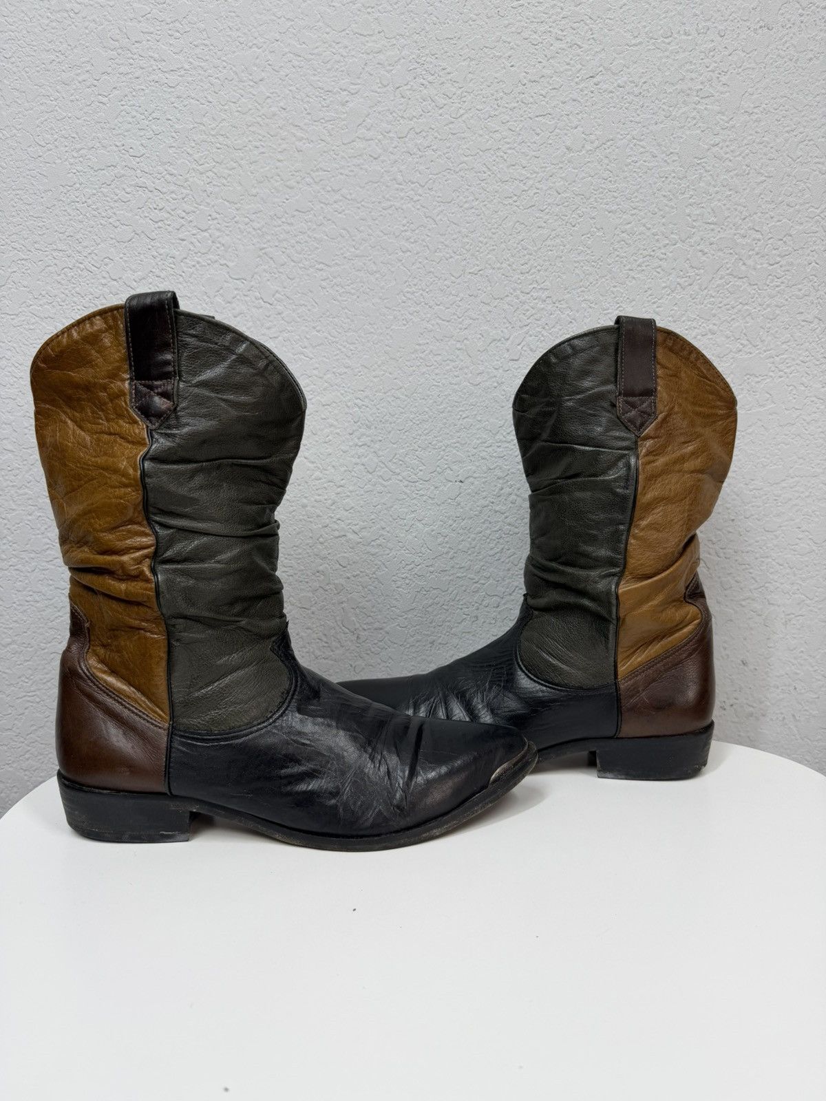 If Six Was Nine AS 98 Vibe Artisan Vintage Leather Western Boots Cowboy Size US 10.5 / EU 43-44 - 1 Thumbnail