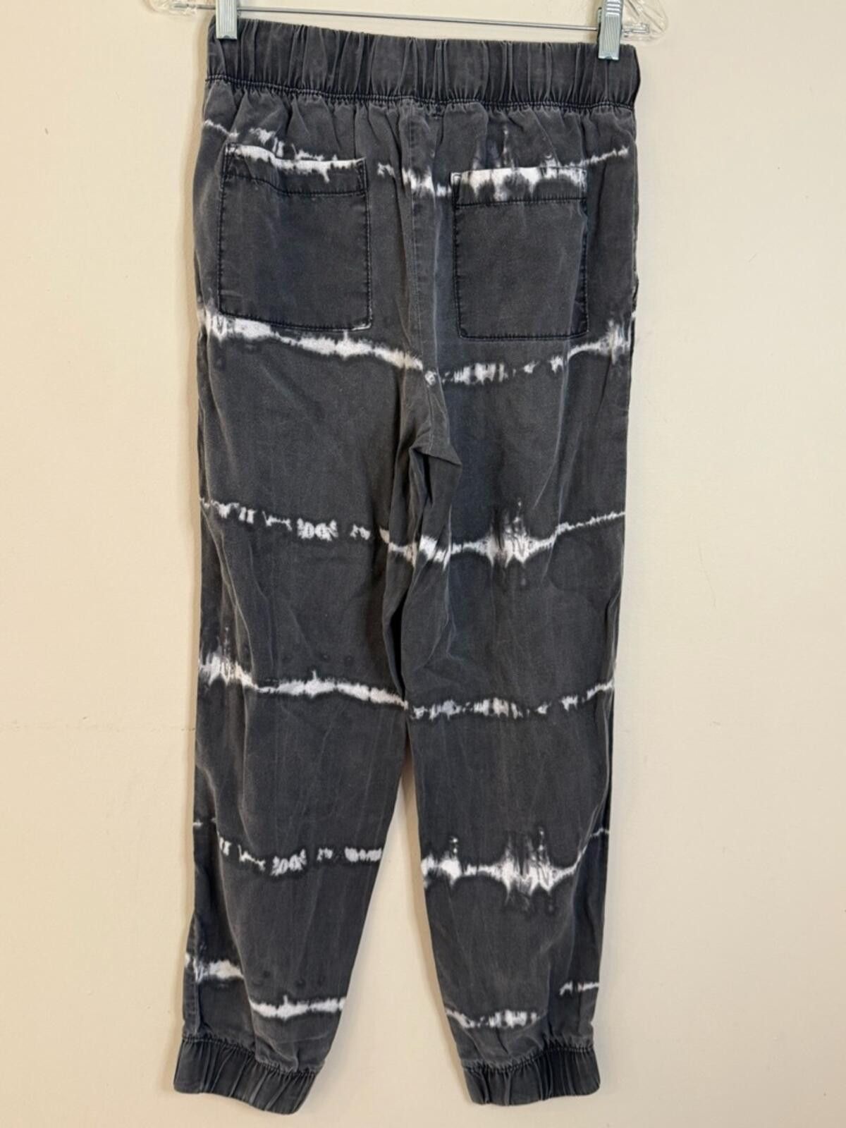 Other Japna charcoal grey & white tie dye pants lyocell SZ SM Size 28" / US 6 / IT 42 - 2 Thumbnail