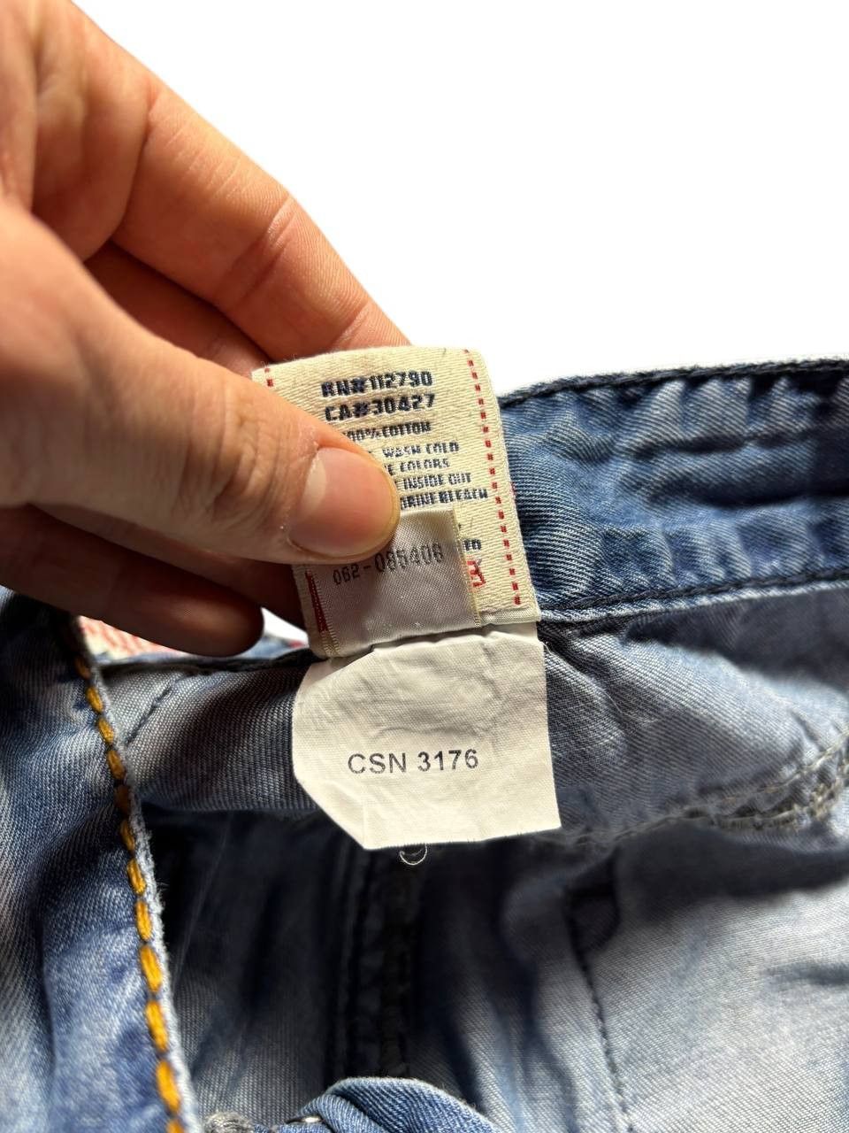 True Religion True Religion Billy Super T Denim Shorts sz W33 made in USA Size US 33 - 13 Thumbnail