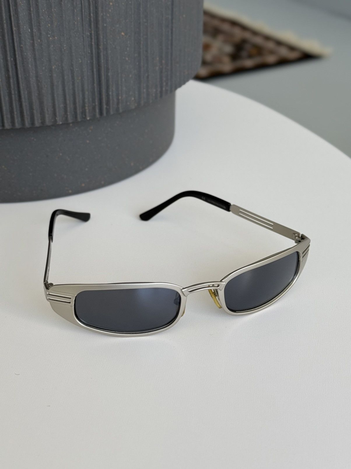 Yohji Yamamoto Yohji Yamamoto Archive Narrow Silver Metal Sunglasses Japan Size ONE SIZE - 4 Thumbnail