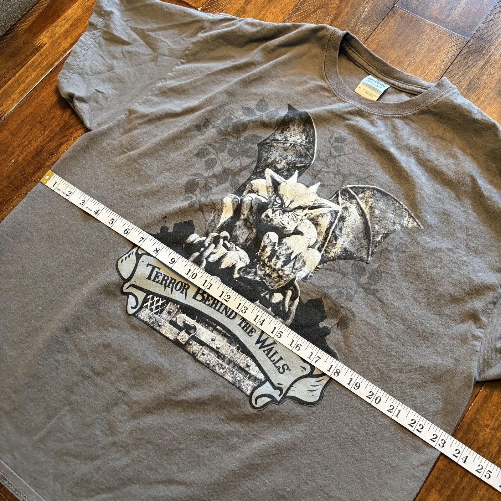 Gildan Terror Behind The Walls Shirt Mens XL Gargoyle Philadelphia Size US XL / EU 56 / 4 - 7 Thumbnail