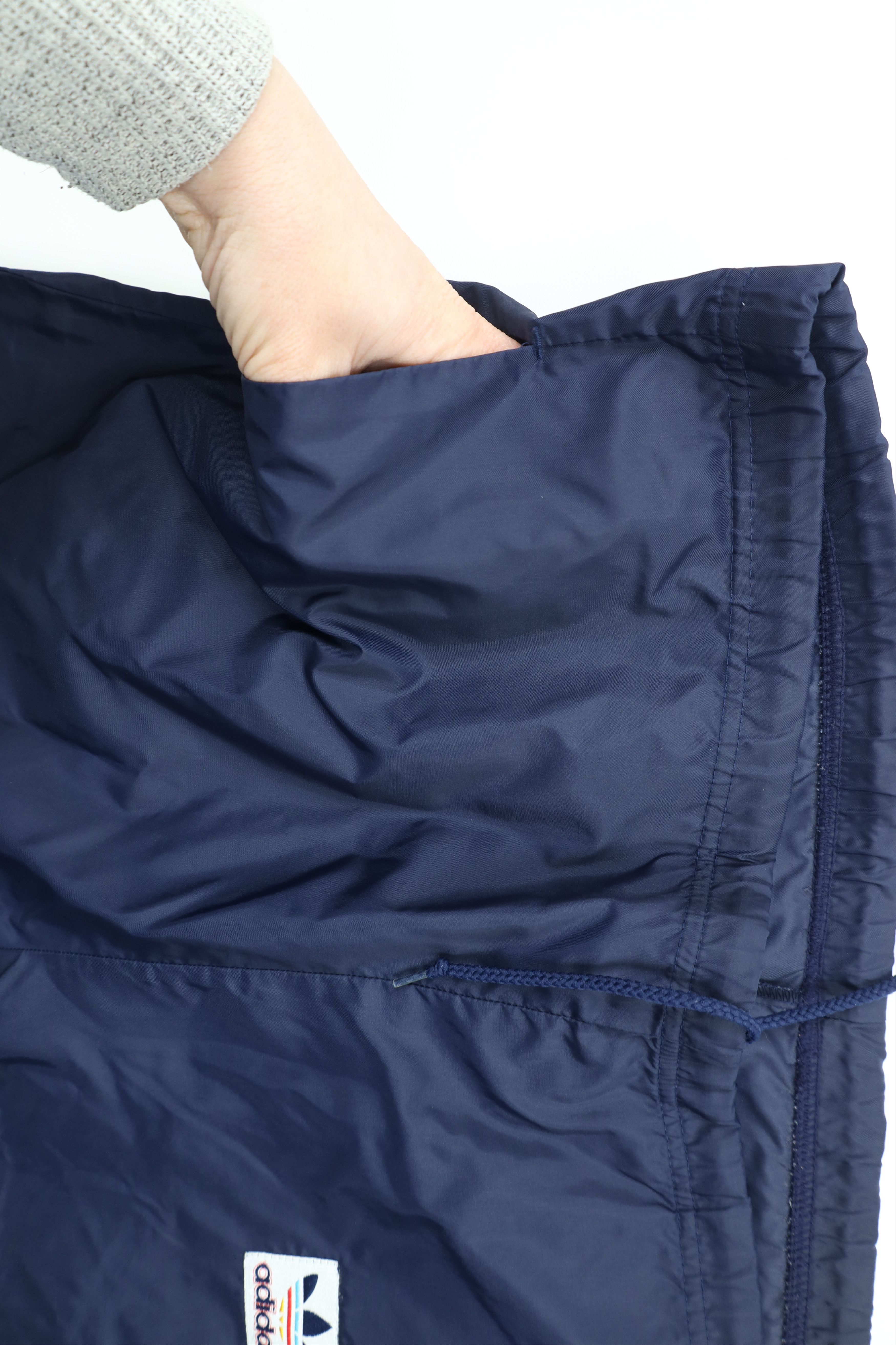Adidas × Vintage Vintage 70s 80s Adidas Trefoil Wide Leg Windbreaker Pants Size US 34 / EU 50 - 7 Thumbnail
