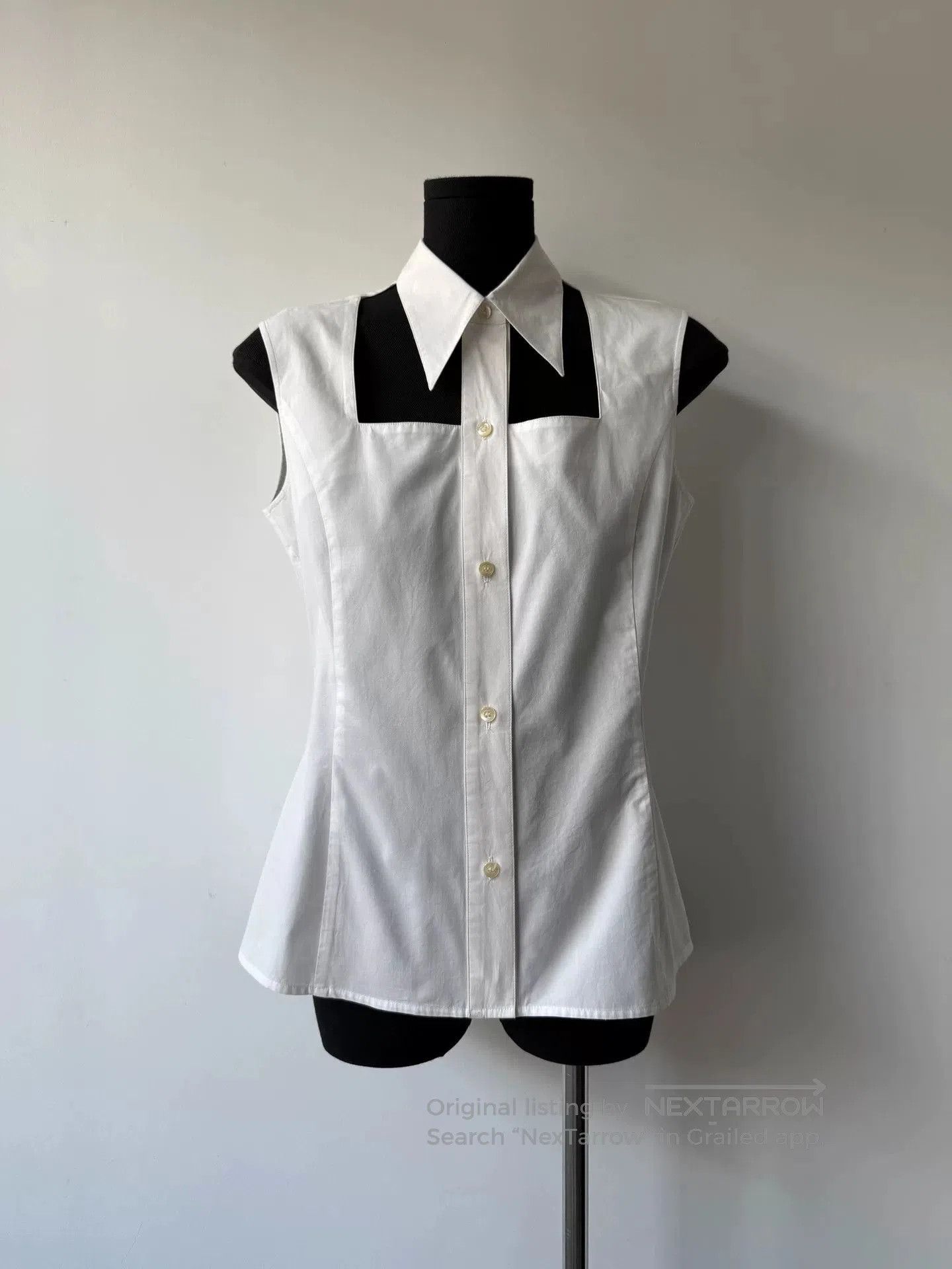 Jean Paul Gaultier Sleeveless Top with Cutouts.
