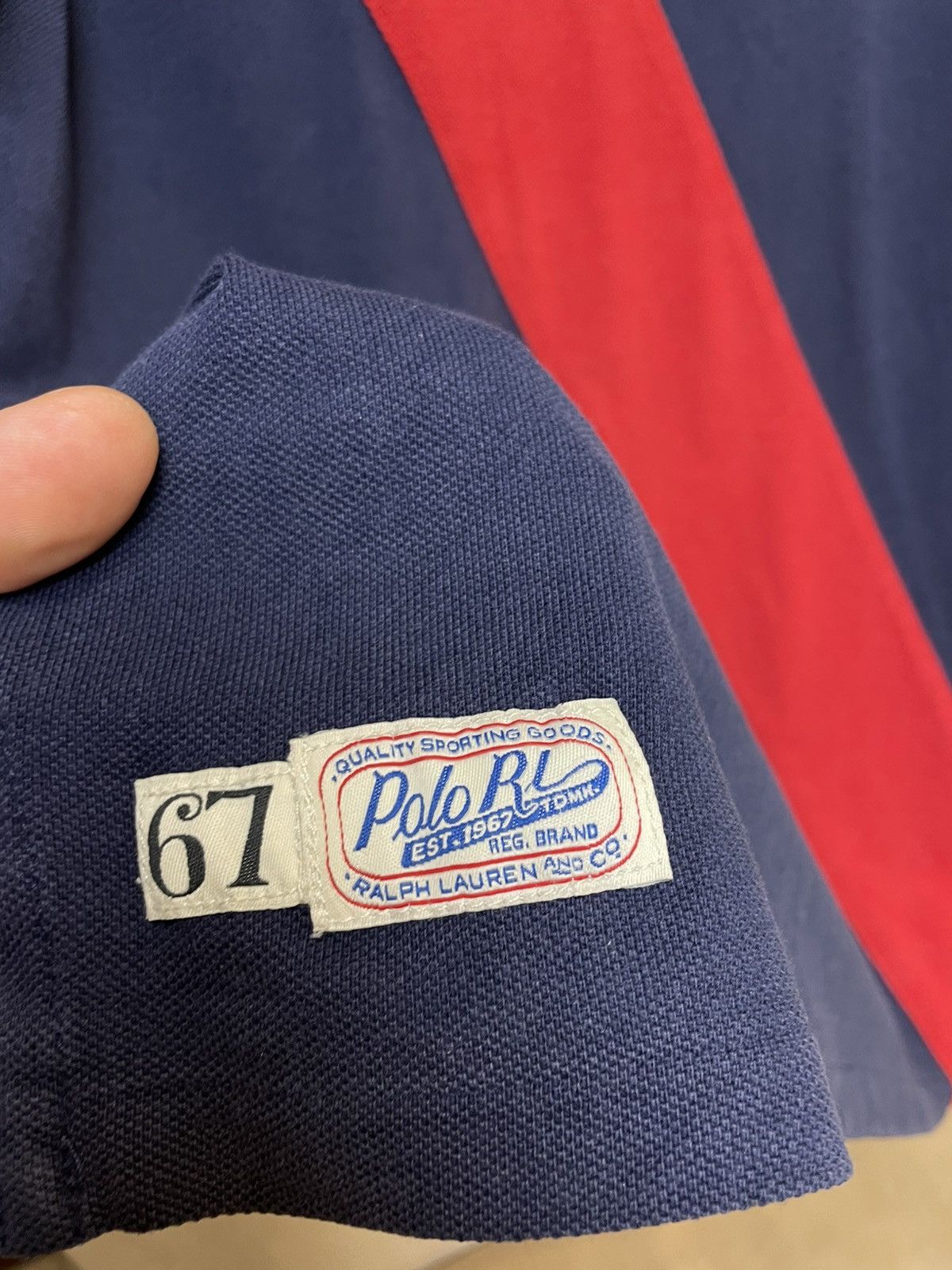Polo Ralph Lauren Polo Ralph Lauren Polo Rugby Crest 3 Applique 1967 Size US L / EU 52-54 / 3 - 7 Thumbnail