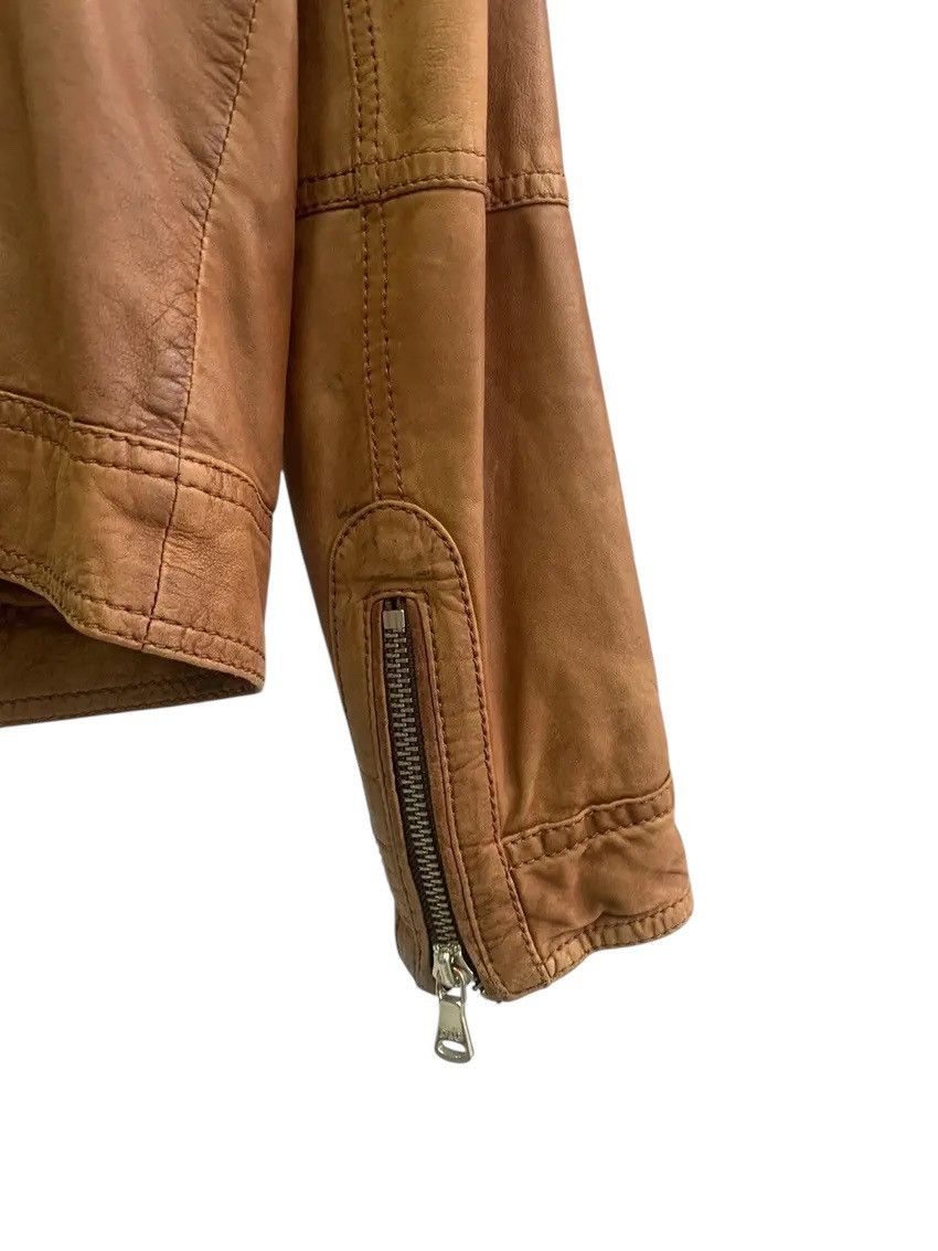 Dolce & Gabbana × Vintage Vintage Dolce&Gabbana Woman Brown Leather Jacket Size M / US 6-8 / IT 42-44 - 11 Thumbnail