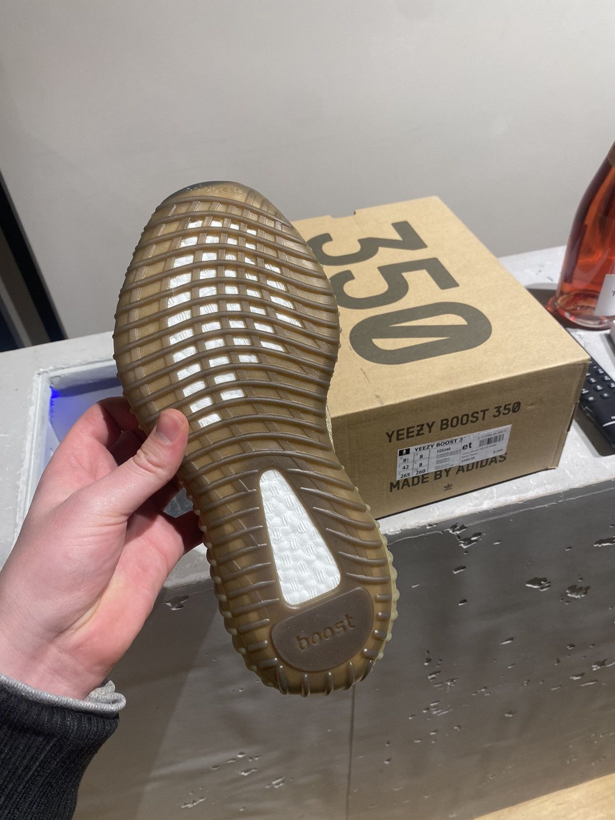 Adidas × Yeezy BNWT Adidas Yeezy 350 Boost Sand/Taupe Size US 8.5 / EU 41-42 - 5 Thumbnail