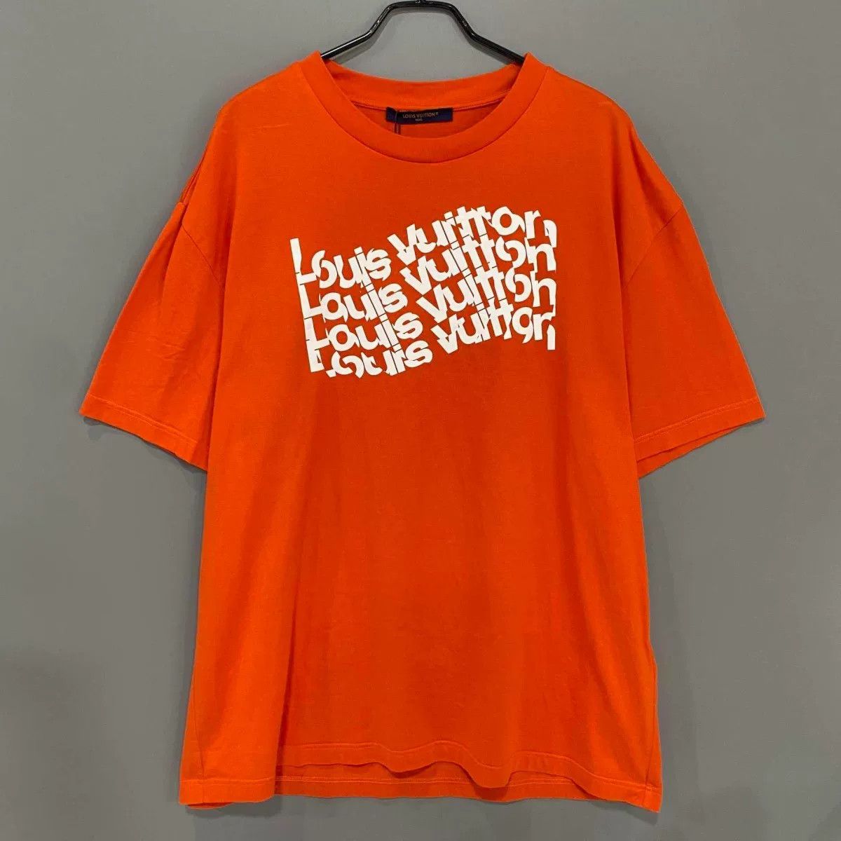 Louis Vuitton Louis Vuitton Orange Twisted Logo Short Sleeve Size US L / EU 52-54 / 3 - 1 Thumbnail