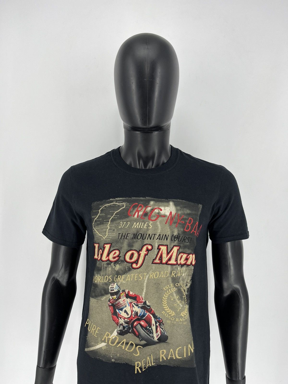 Other Vintage Y2K Isle of Man TT Moto Racing Tee Racer Honda Moto Size US M / EU 48-50 / 2 - 1 Thumbnail