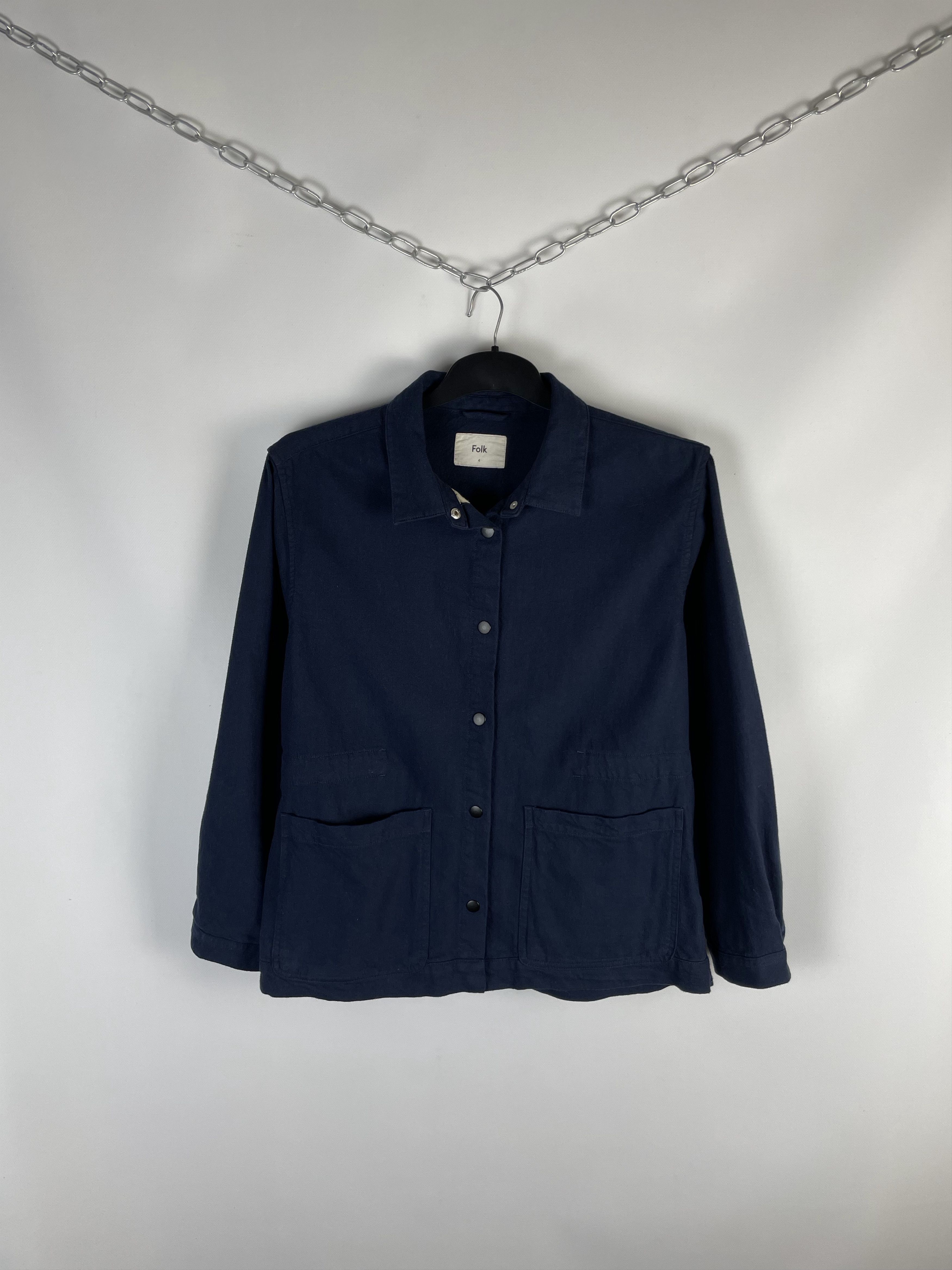 Folk Flannel Overshirt Size 4