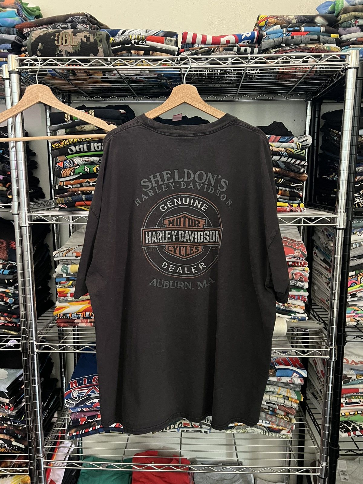 Harley Davidson 3XL H-D Sheldon’s Auburn Flaming Wings Tee Size US XXL / EU 58 / 5 - 2 Thumbnail