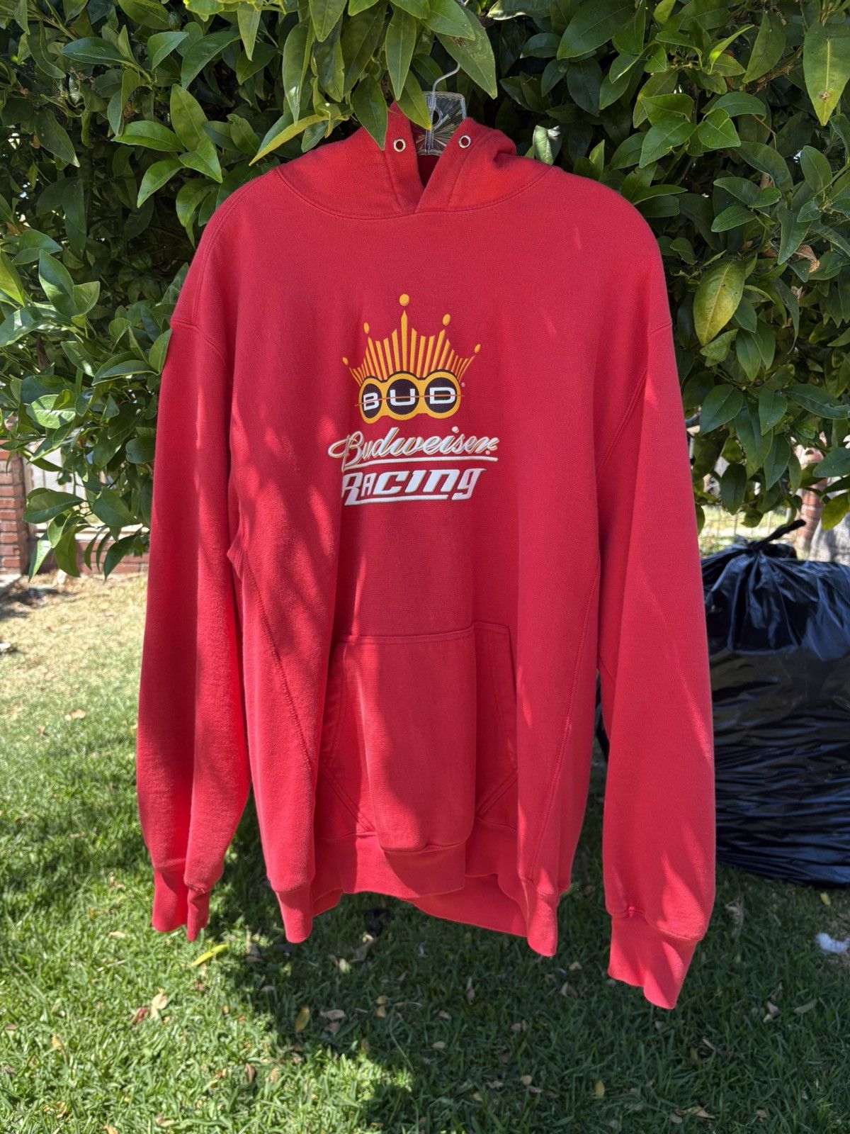Budweiser Y2K Vintage Bud Weiser Beer Racing Hoodie Size US L / EU 52-54 / 3 - 1 Thumbnail
