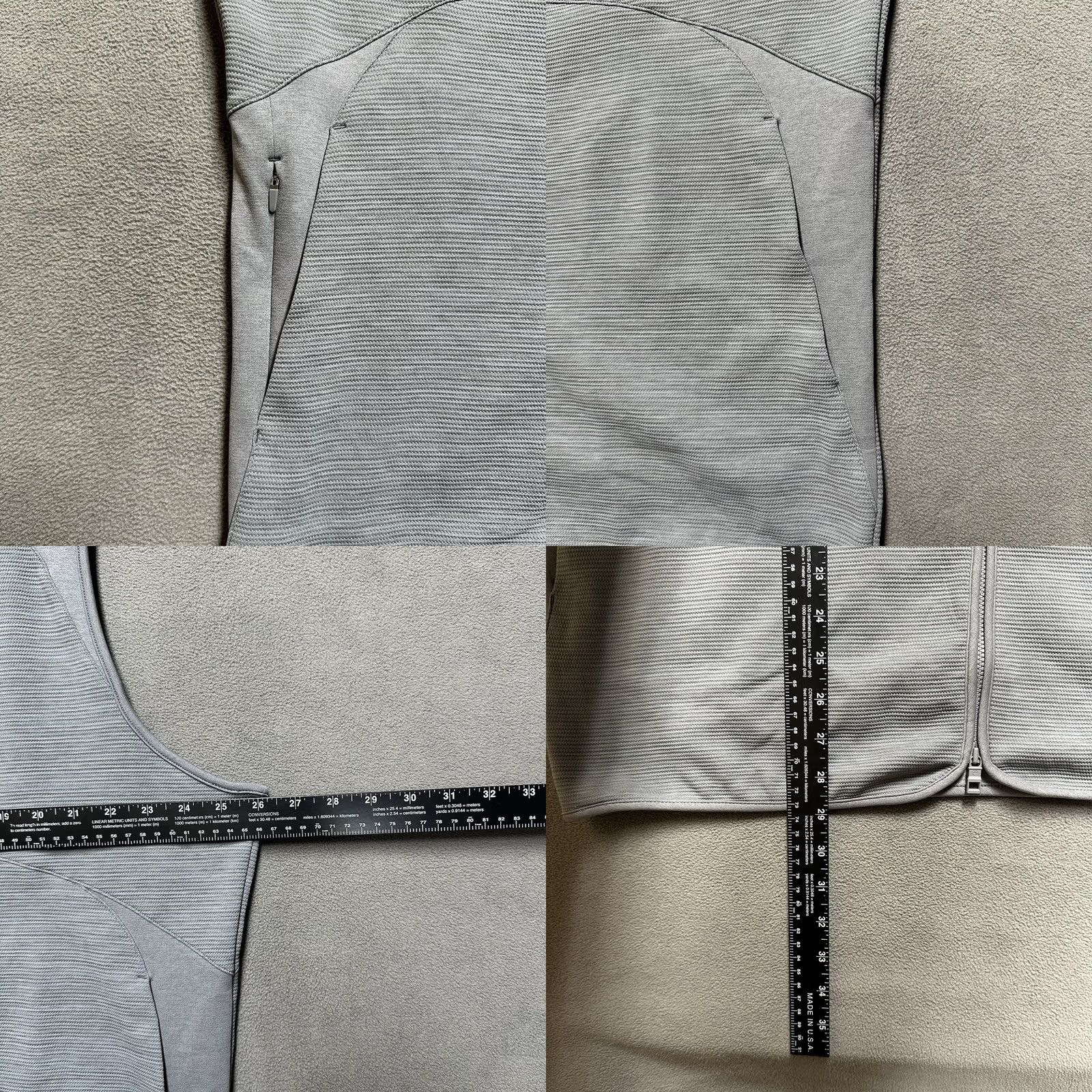 Peter Millar Peter Millar Vista Hybrid Vest XL Gray Full Zip Logo Pockets Golf Mens Size US XL / EU 56 / 4 - 8 Thumbnail