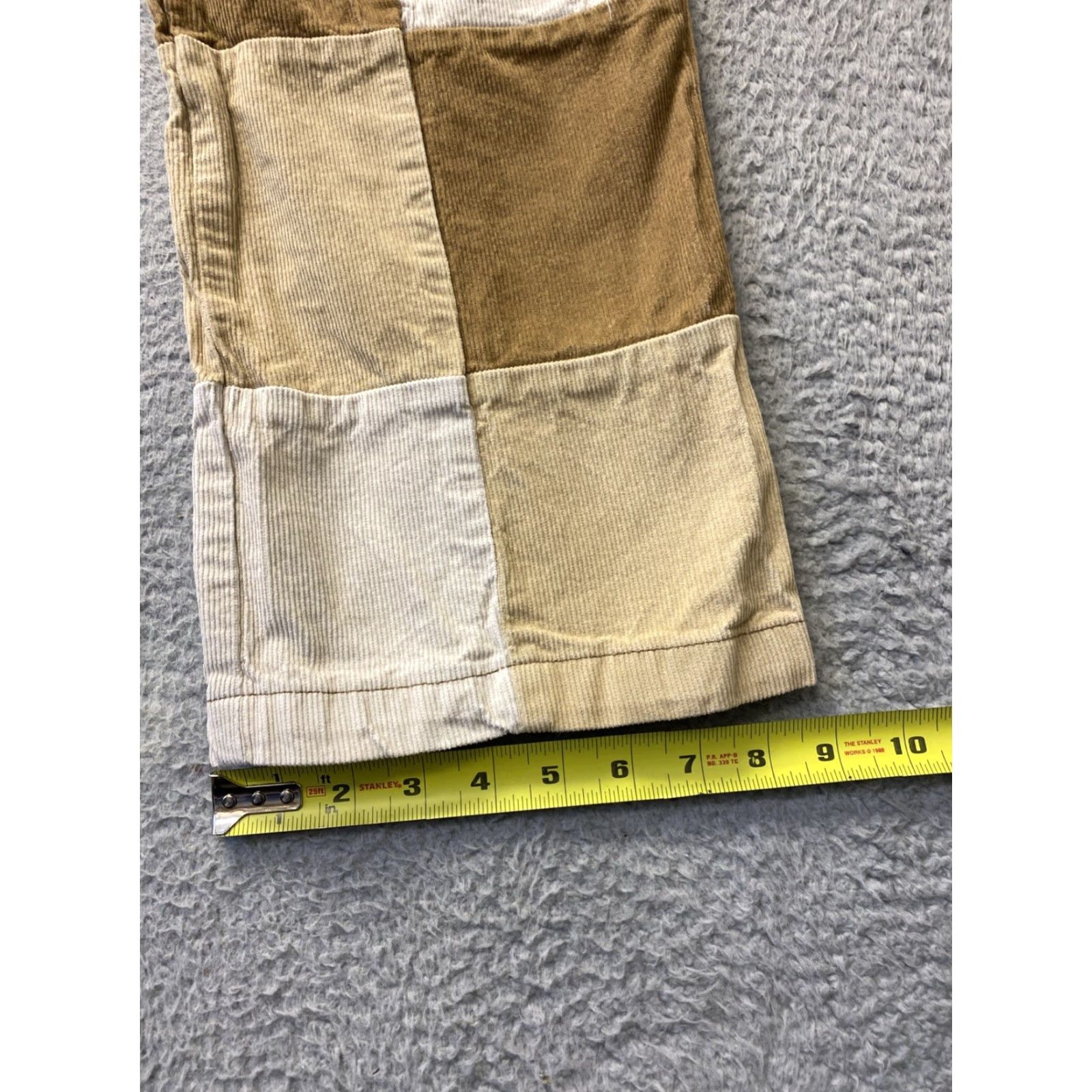 Urban Outfitters Urban Outfitters Pants Unisex S Brown Patchwork Corduroy Baggy Elastic Waist Size 28" / US 6 / IT 42 - 5 Thumbnail