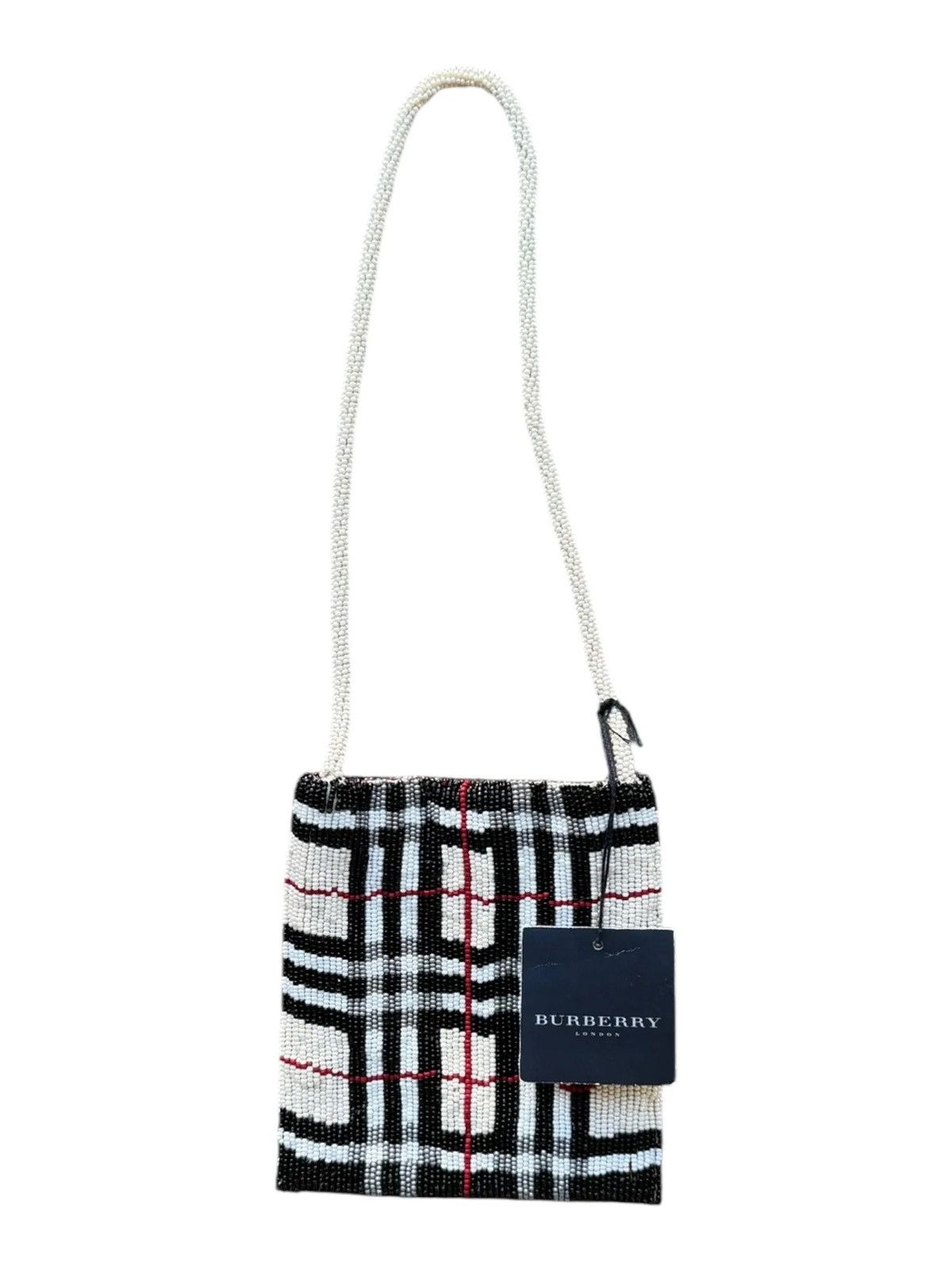 Burberry Burberry Beaded Nova Check Mini Bag Size ONE SIZE - 1 Thumbnail