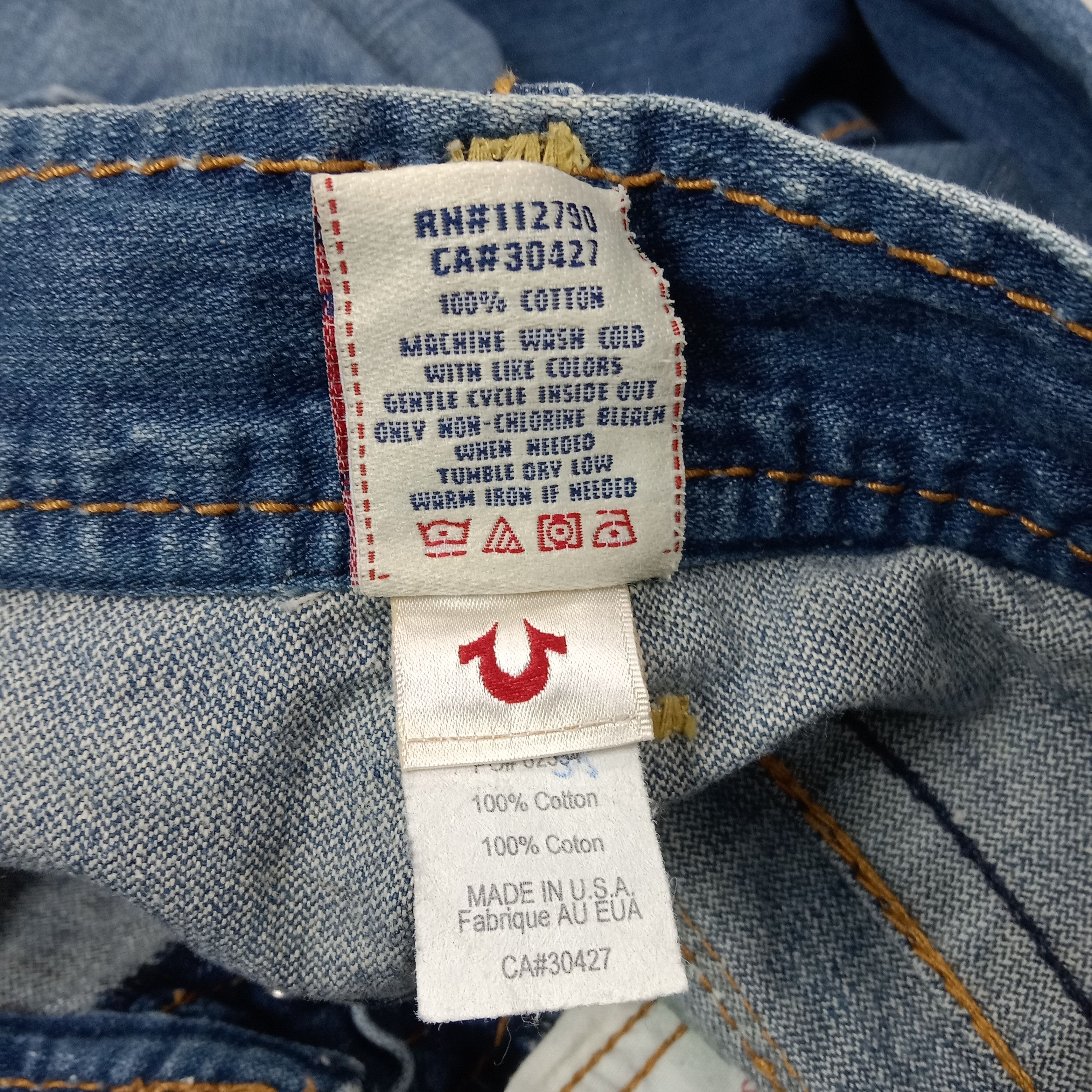 True Religion True Religion American Style Denim Jeans C258N10 Size US 33 - 15 Thumbnail