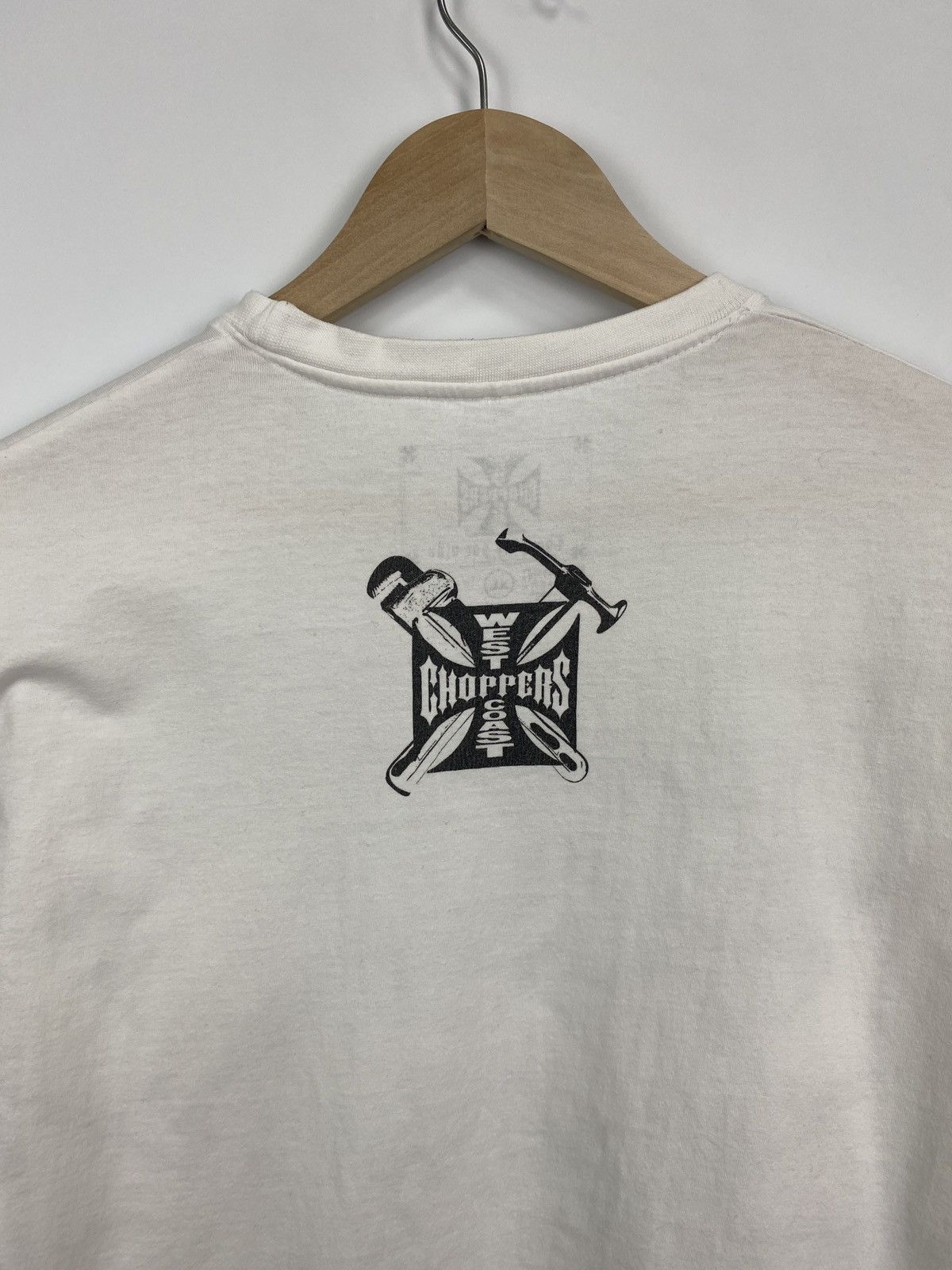 West Coast Choppers 🇺🇸 Vintage Y2K West Coast Choppers Neighborhood Skull T-Shirt Size US XL / EU 56 / 4 - 8 Thumbnail