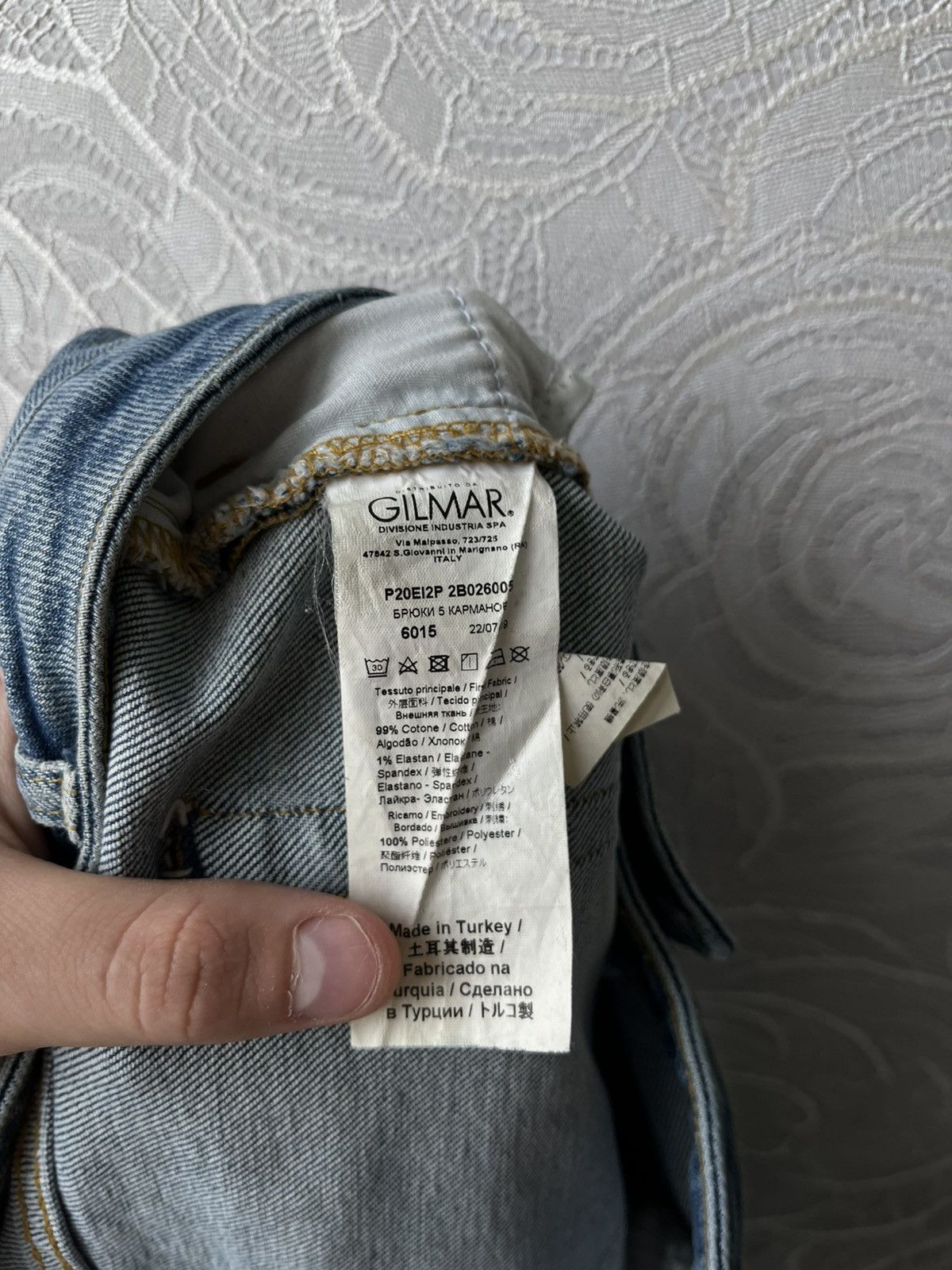 Iceberg Iceberg x Peter Blake Multicolor Logo Denim Distressed Jeans Size 29" - 13 Thumbnail
