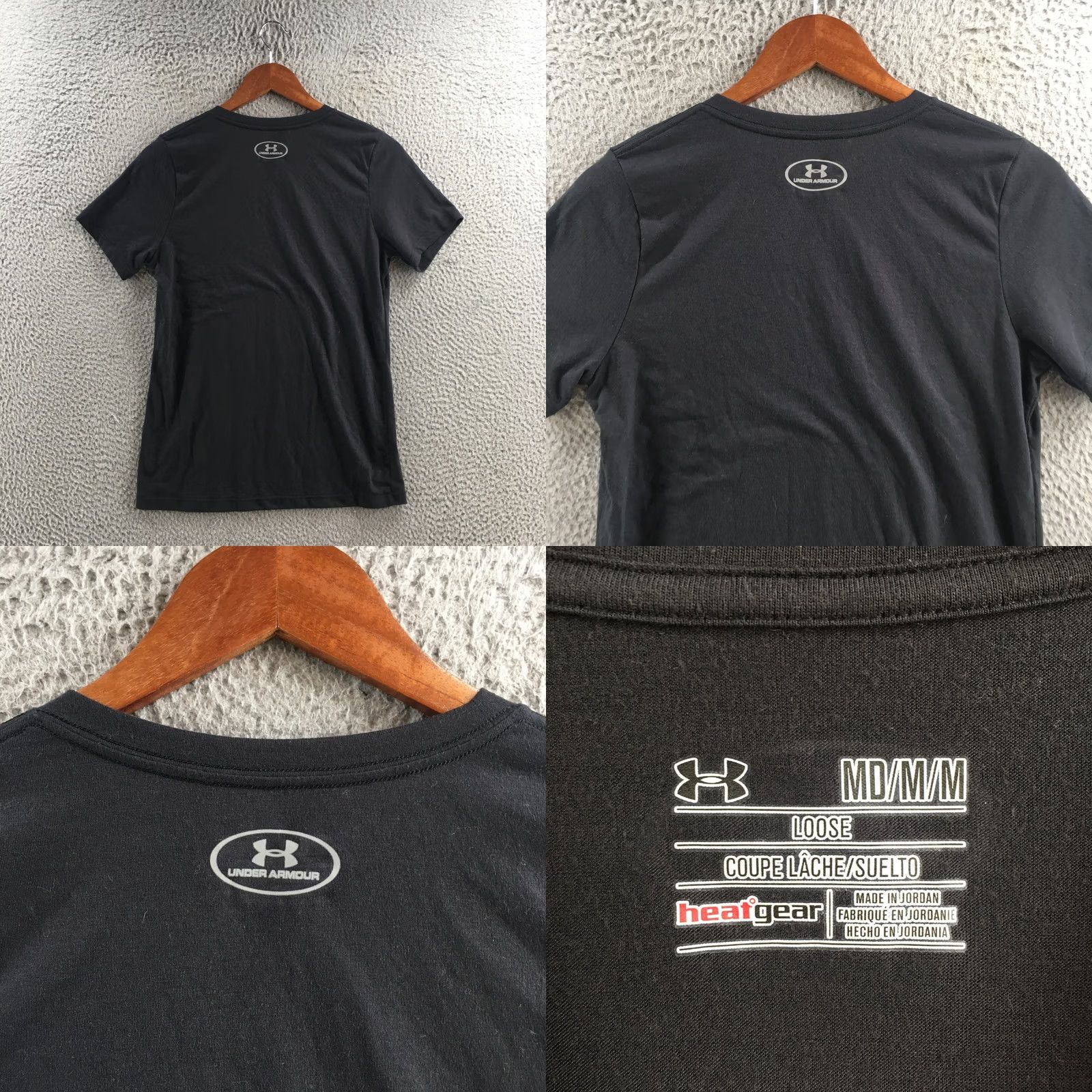 Under Armour Under Armour T-Shirts Mens Medium Black Pullover Short Sleeve Crew Neck Casual Size US M / EU 48-50 / 2 - 8 Thumbnail