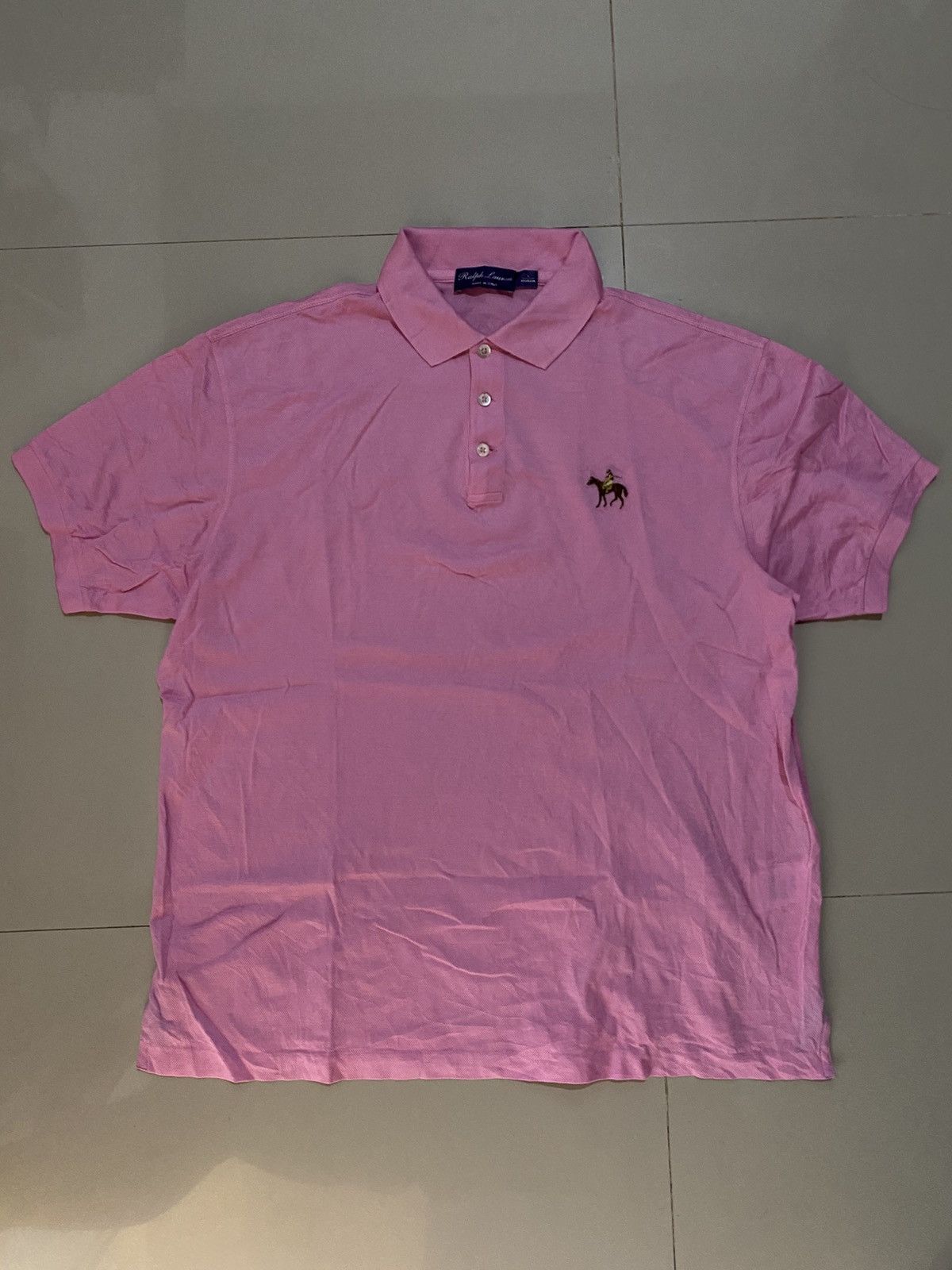 Ralph Lauren Ralph Lauren Purple Label Cotton Piqué Polo Shirt. Size US L / EU 52-54 / 3 - 1 Thumbnail