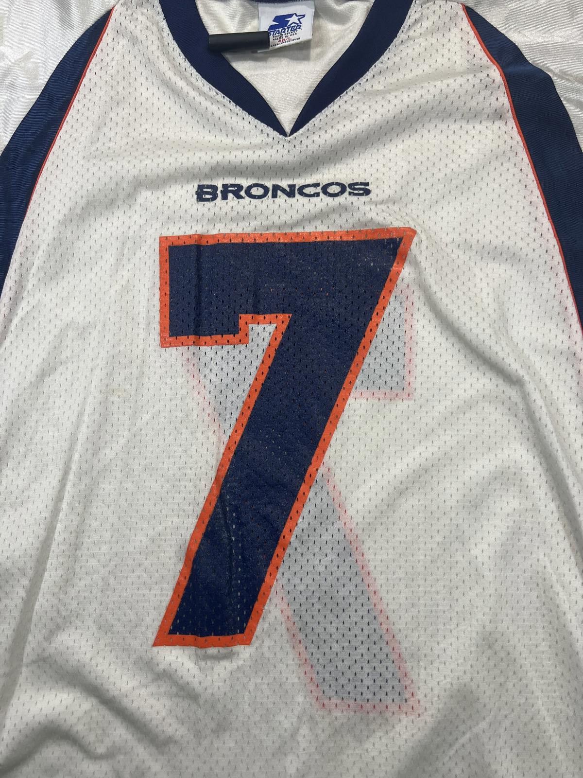 Starter Denver Broncos #7 Authentic Starter Football Jersey Size 48 Size US L / EU 52-54 / 3 - 2 Thumbnail