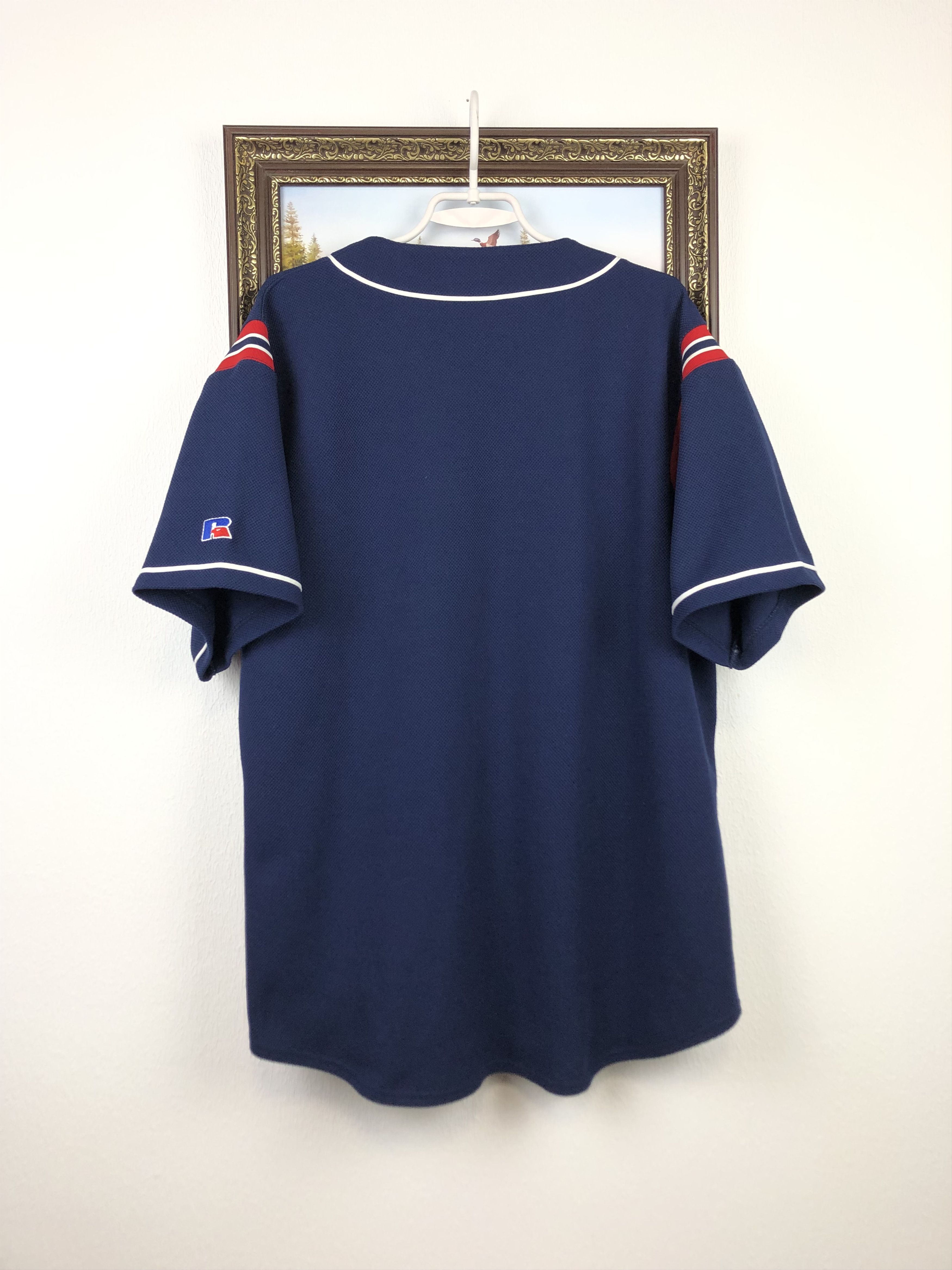 MLB Vintage 90's New York Yankees Jersey MLB Blue Baseball Shirt Size US XL / EU 56 / 4 - 10 Thumbnail