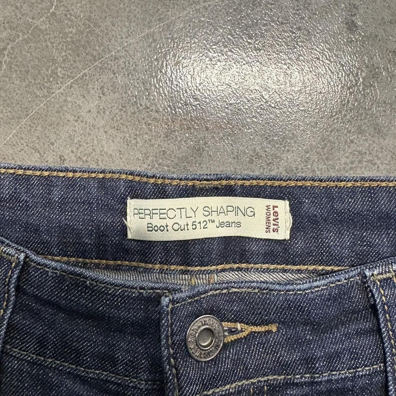 Vintage Vintage Y2K/2000s Baggy Wideleg Levis Bootcut Dark Blue Wash Denim Jeans! Size US 32 / EU 48 - 6 Thumbnail