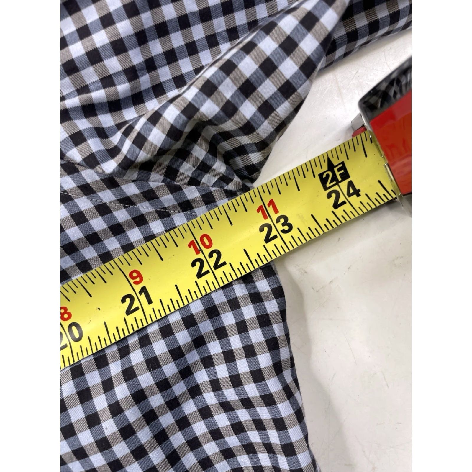 Eton Eton Shirt Mens 16.5 42 Gingham Check Plaid Contemporary Long Sleeve Dress Shirt Regular Collar Spread Barrel Cuff Multicolor Mens Size 46R - 7 Thumbnail