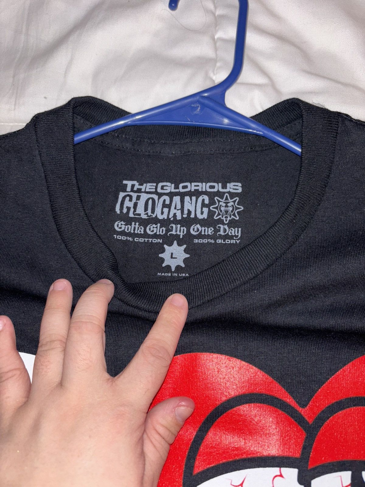 Glo Gang Glo Gang NY black tee shirt Size US L / EU 52-54 / 3 - 3 Thumbnail