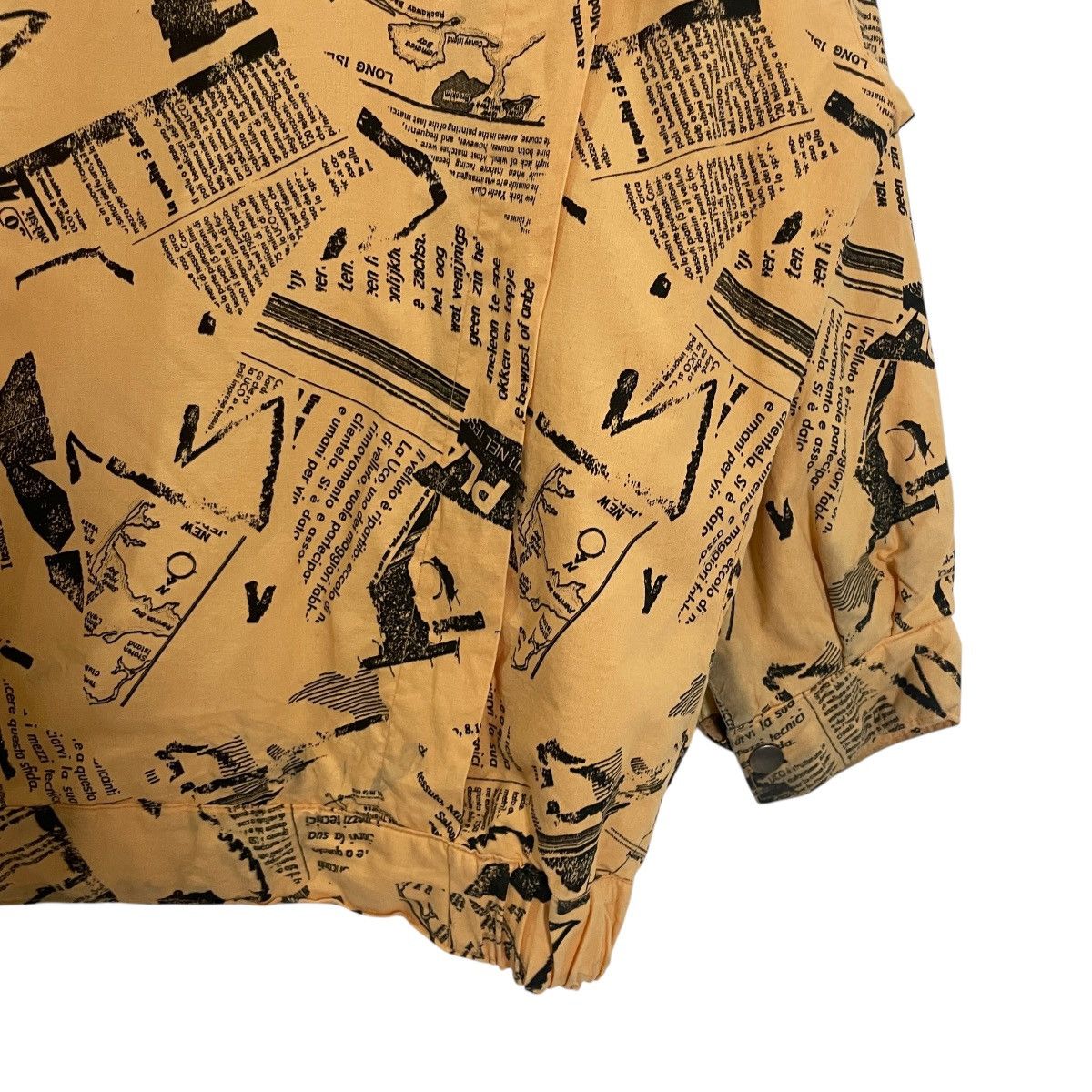 RENOWN Vintage Simple Life By Renown Newspaper Motive Jacket Size US M / EU 48-50 / 2 - 10 Thumbnail