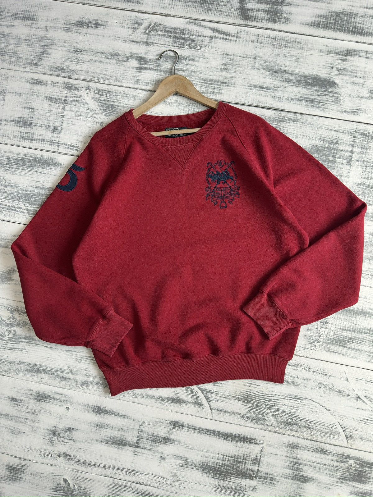 Polo Ralph Lauren Vintage POLO RALPH LAUREN Boxy Fit Big Logo Sweatshirt Size US M / EU 48-50 / 2 - 1 Thumbnail