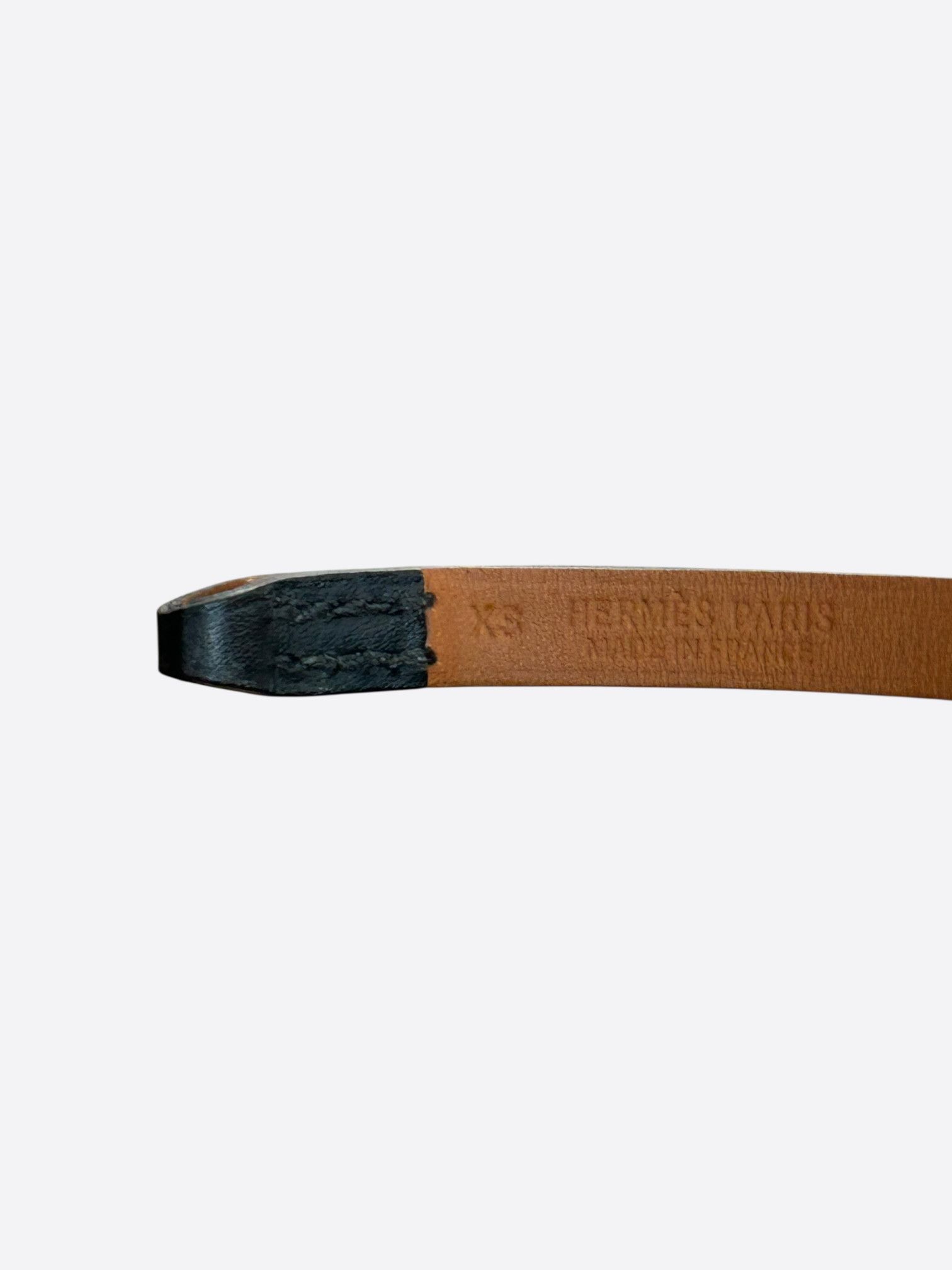 Hermes Hermes Black Swift & Palladium Hardware Mini Rivale Bracelet Size ONE SIZE - 3 Thumbnail