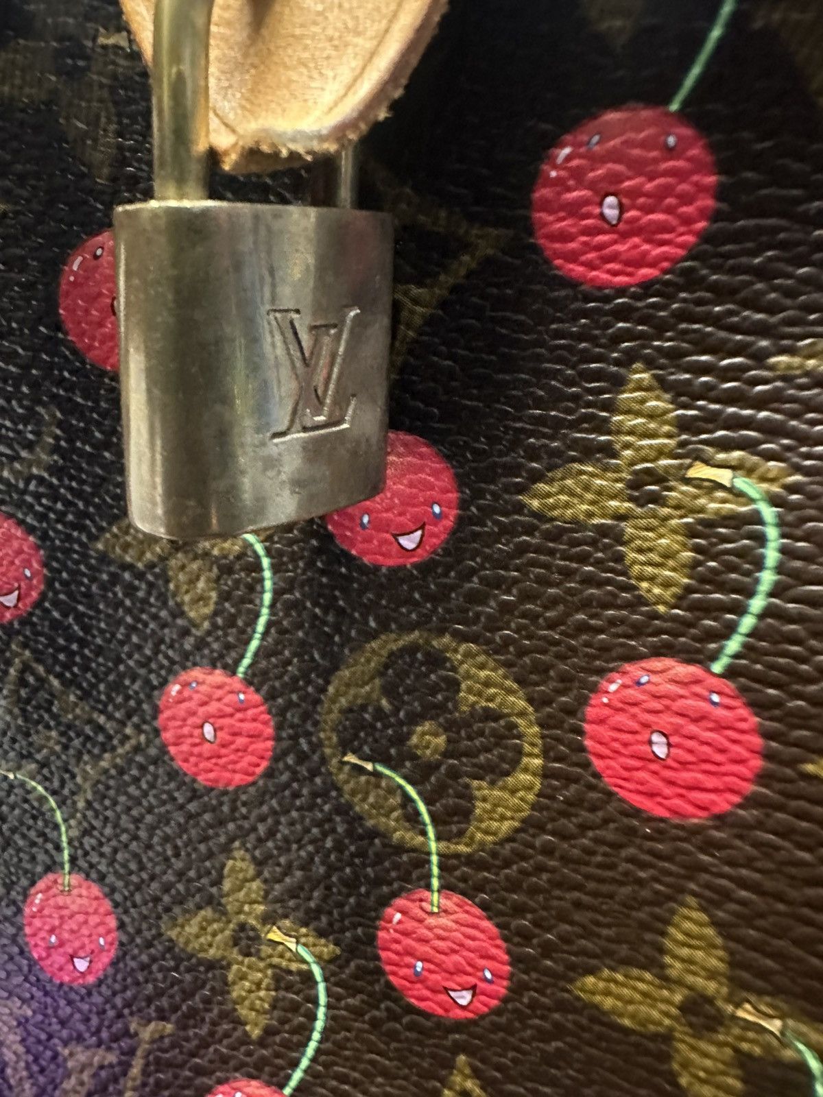 Louis Vuitton × Takashi Murakami Louis Vuitton Cherry Speedy 25 handbag Size ONE SIZE - 9 Thumbnail