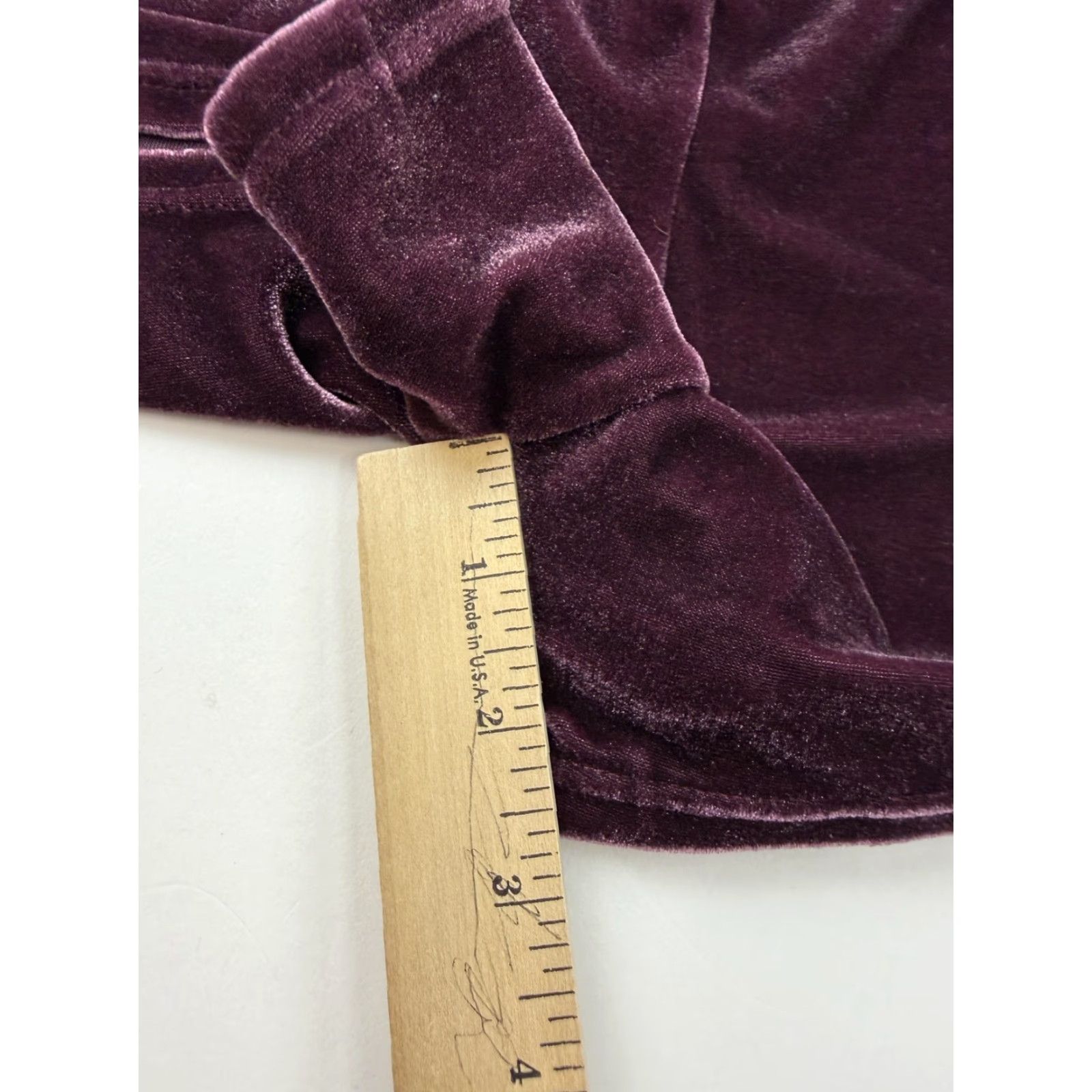 Torrid Torrid Curve Sweat Shorts Womens 3X Purple Velvet Elastic Waist Lounge Casual Size 40" / US 18 - 6 Thumbnail