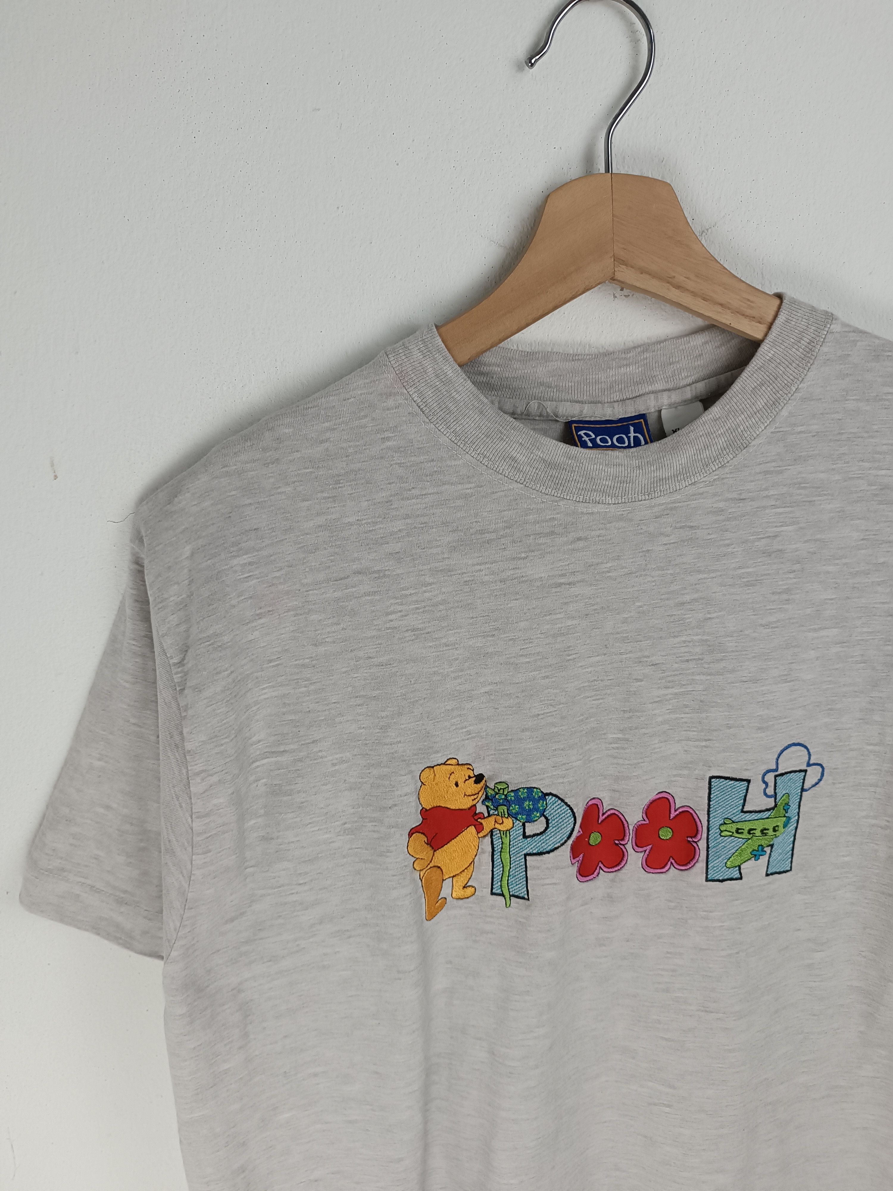 Disney VINTAGE 90'S DISNEY POOH EMBROID LOGO TEE piglet tigger roo Size US L / EU 52-54 / 3 - 5 Thumbnail