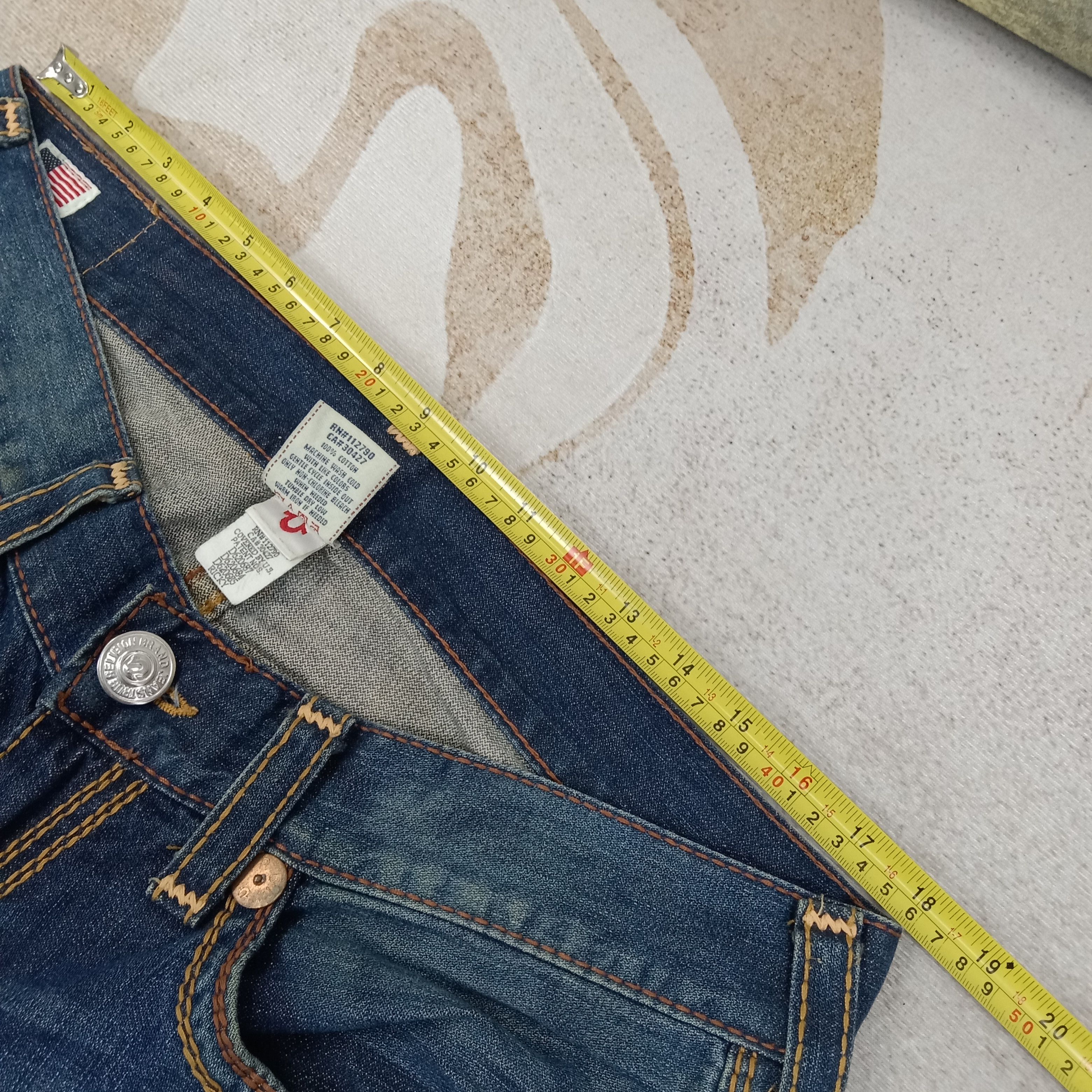 True Religion True Religion American Denim Jeans C258N5 Size US 37 - 10 Thumbnail