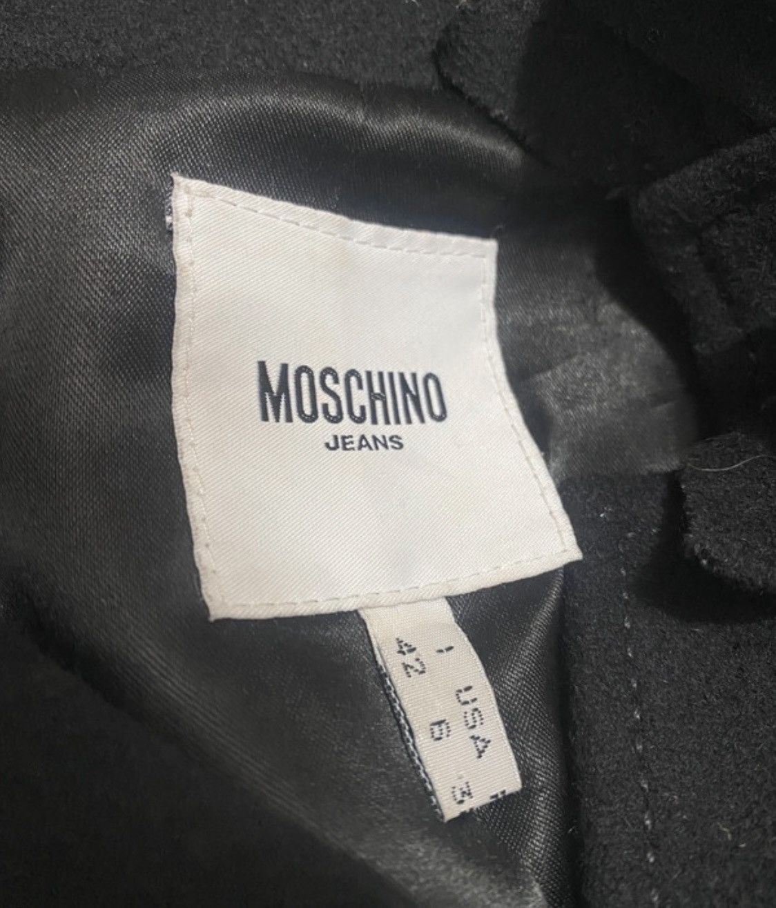 Moschino Moschino jeans Luxury Vintage coat wool formal like dress Size S / US 4 / IT 40 - 2 Thumbnail