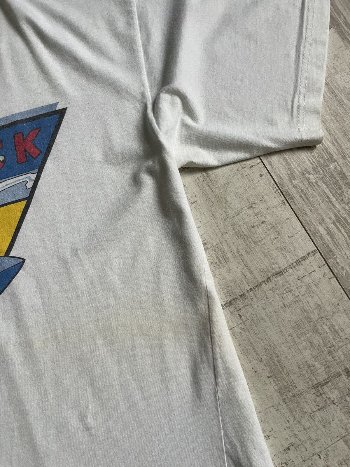 Cartoon Network × Vintage VTG Flinstones 1992 T-Shirt Bedrock Beach Hanna-Barbera RARE Size US L / EU 52-54 / 3 - 8 Thumbnail